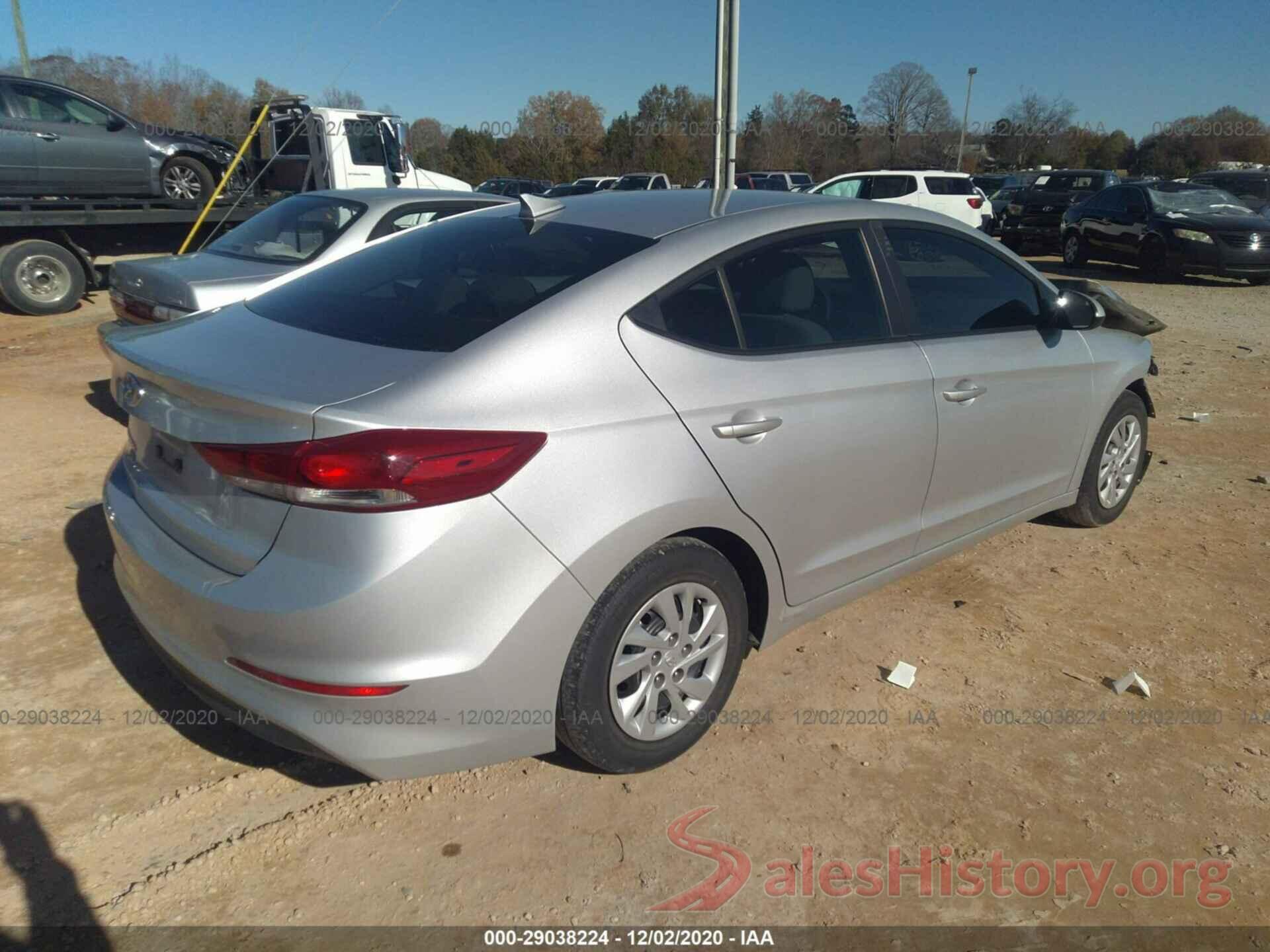 5NPD74LF0HH196542 2017 HYUNDAI ELANTRA