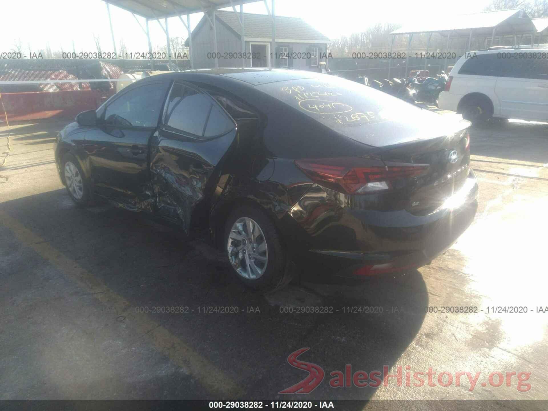 KMHD74LF9LU011091 2020 HYUNDAI ELANTRA