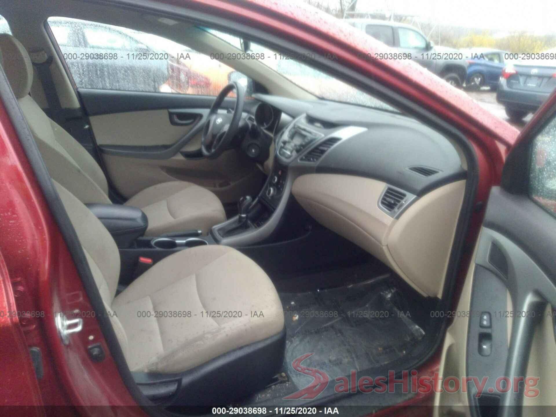 5NPDH4AE1GH744229 2016 HYUNDAI ELANTRA