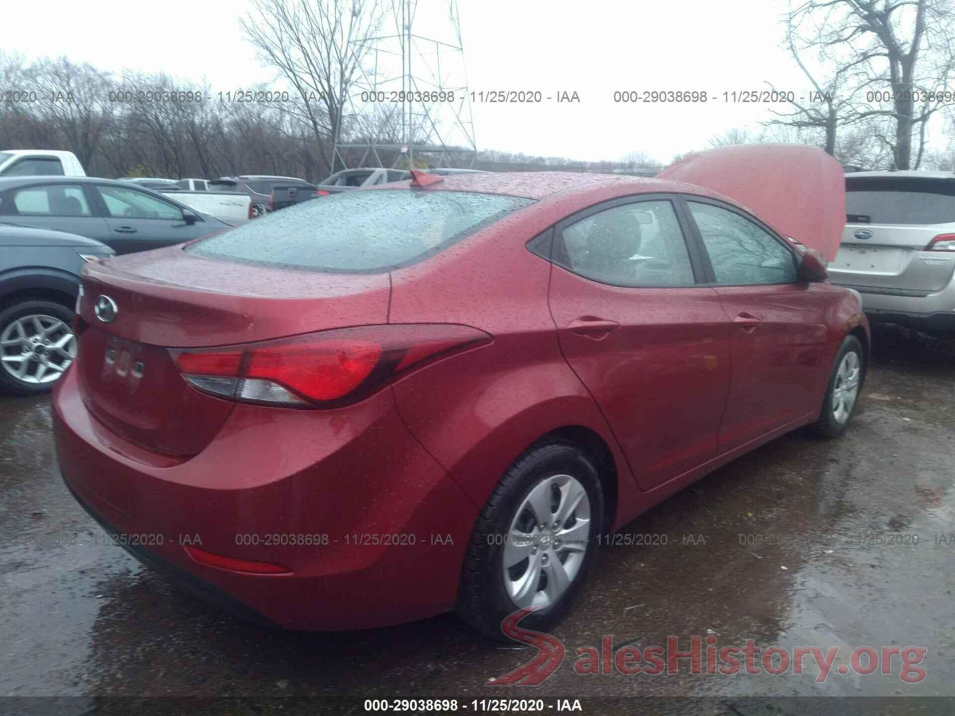 5NPDH4AE1GH744229 2016 HYUNDAI ELANTRA