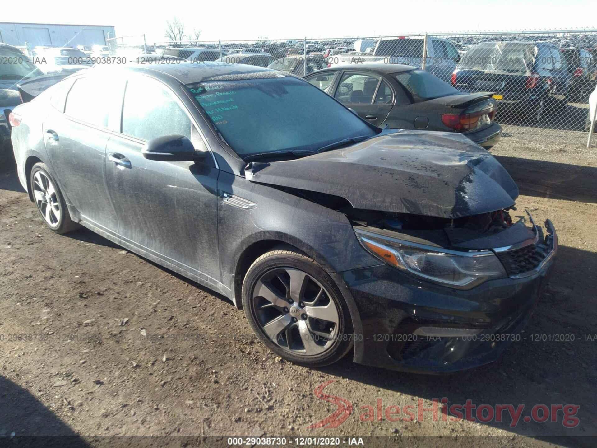 5XXGT4L33LG394955 2020 KIA OPTIMA