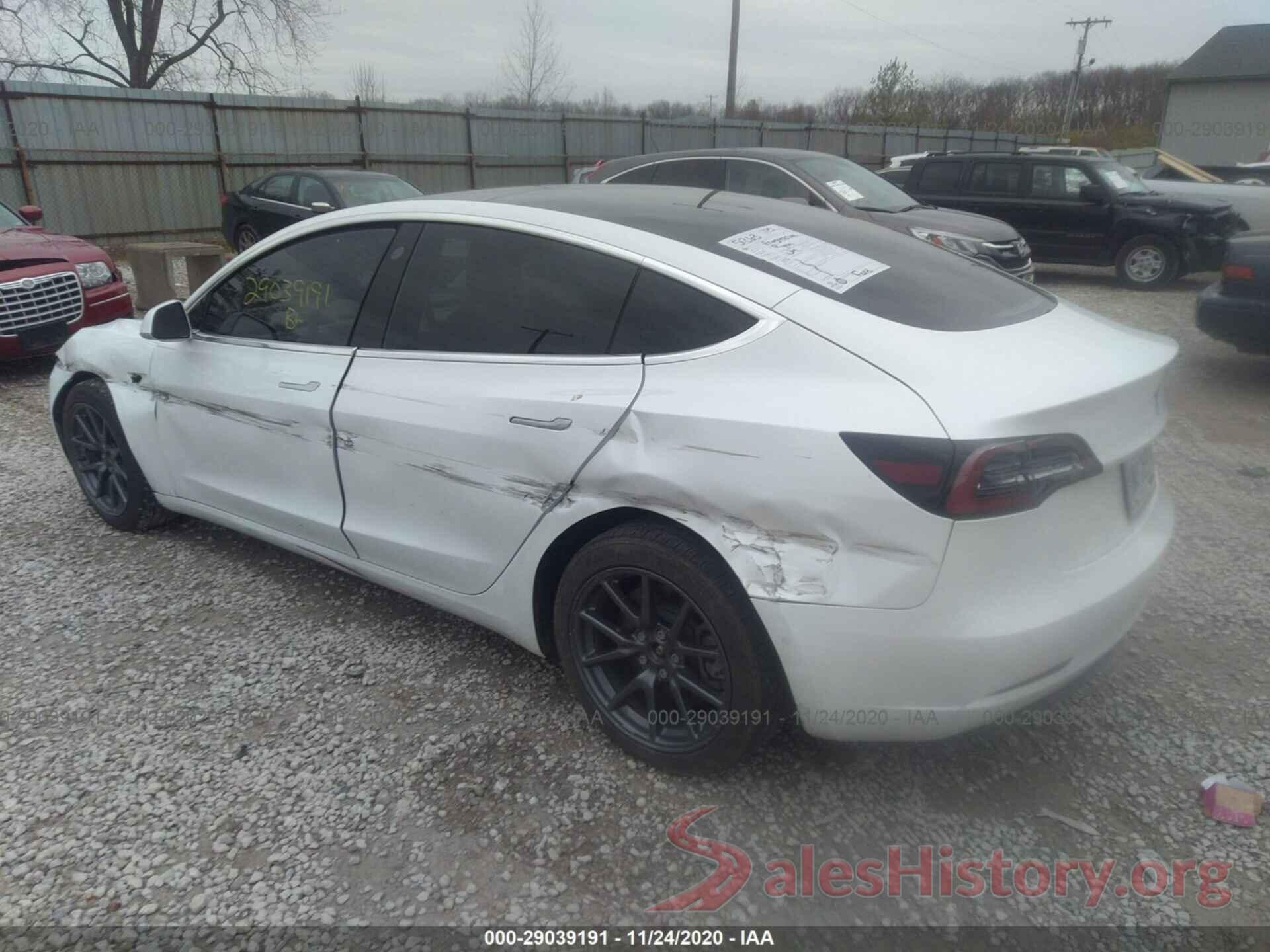 5YJ3E1EB4KF511892 2019 TESLA MODEL 3