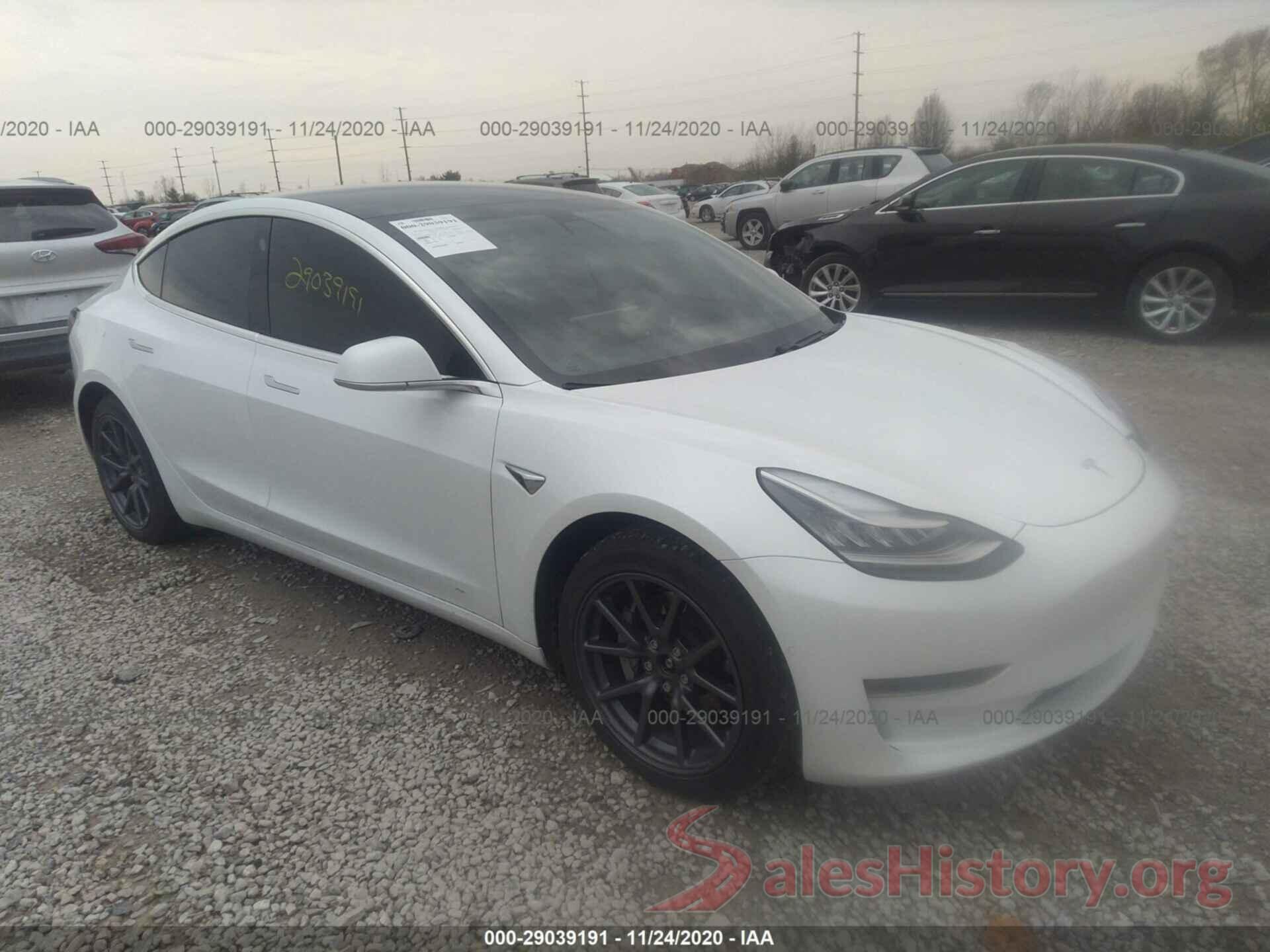 5YJ3E1EB4KF511892 2019 TESLA MODEL 3