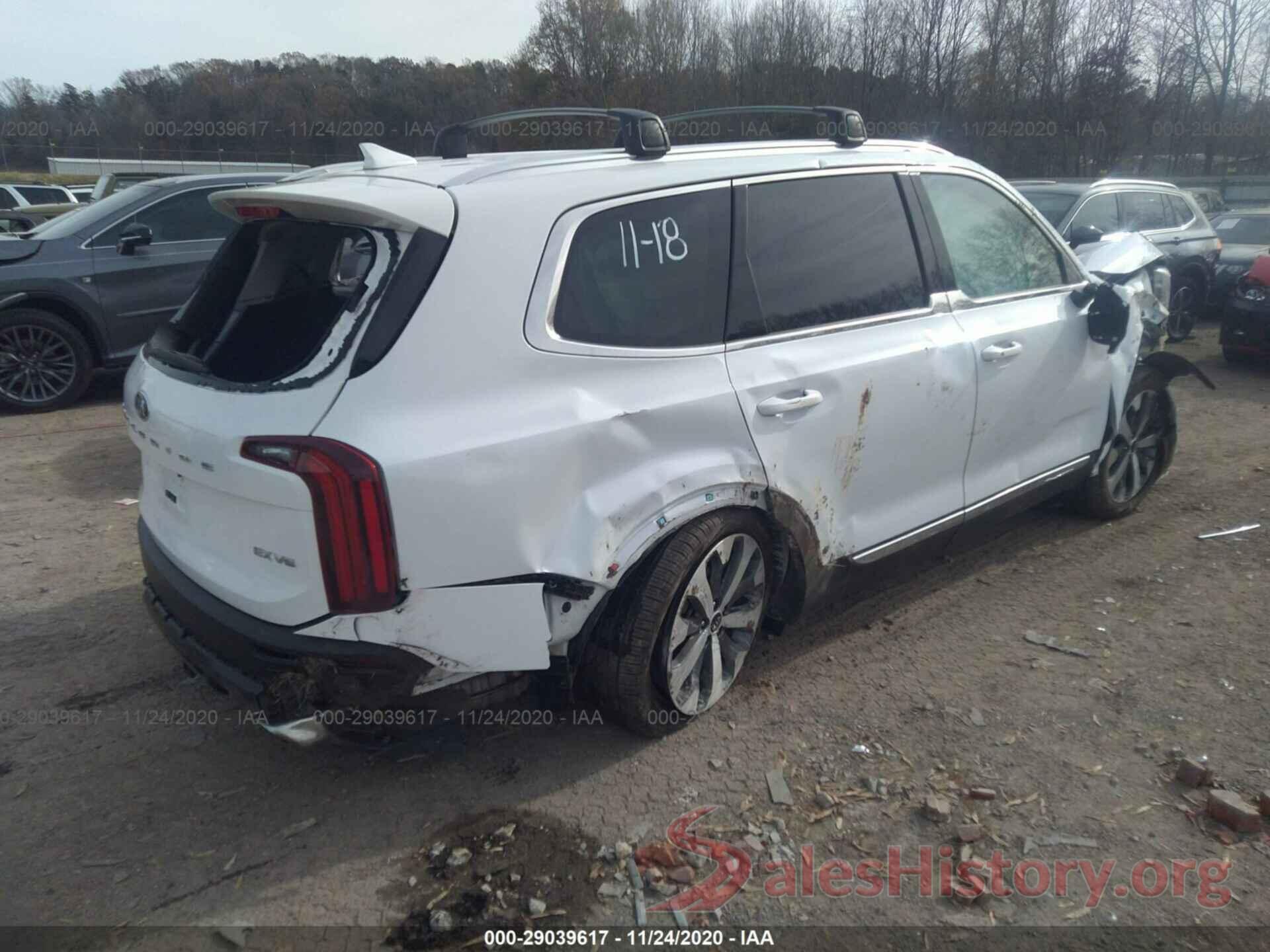 5XYP34HC6LG054140 2020 KIA TELLURIDE