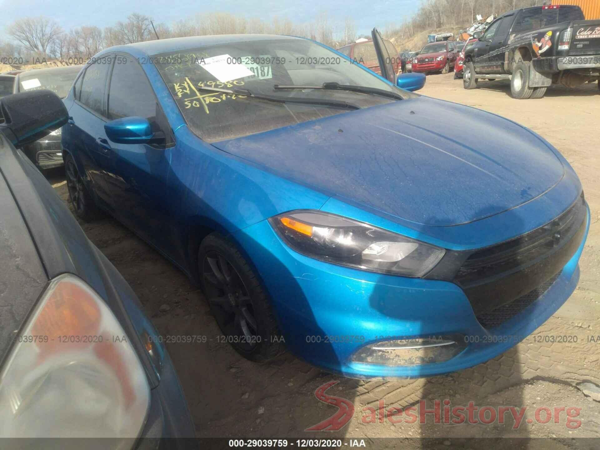 1C3CDFAA3GD703787 2016 DODGE DART