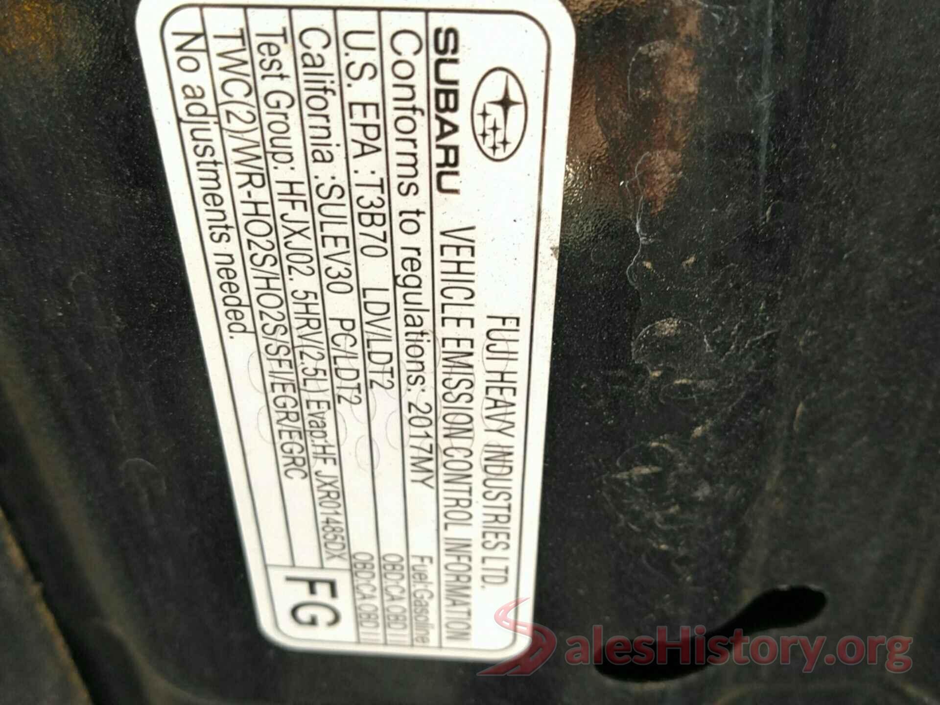 4S3BNAF68H3065684 2017 SUBARU LEGACY