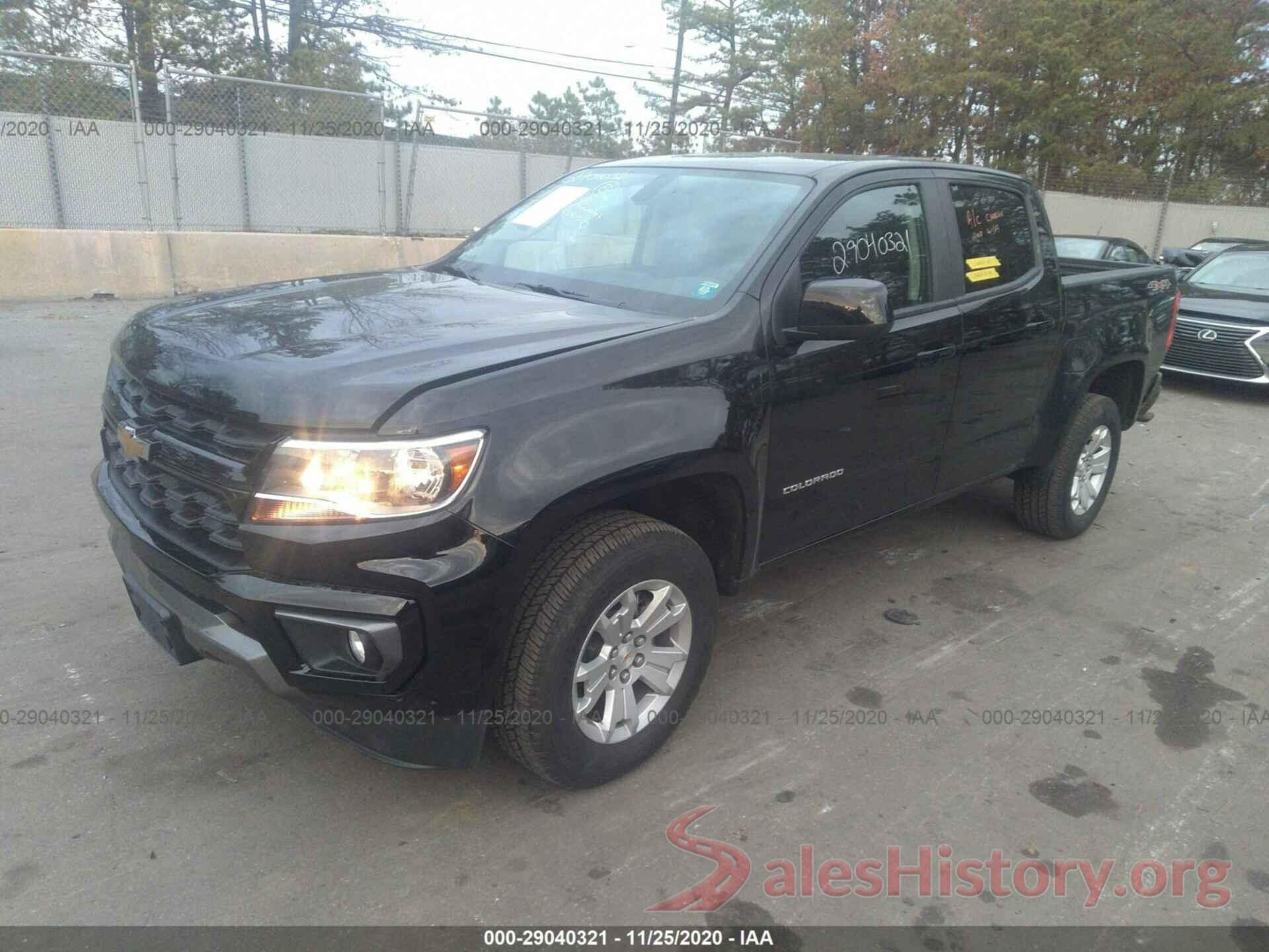 1GCGTCEN5M1107654 2021 CHEVROLET COLORADO