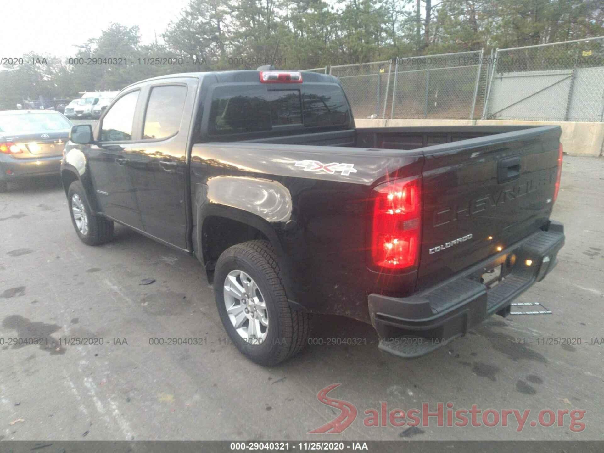 1GCGTCEN5M1107654 2021 CHEVROLET COLORADO