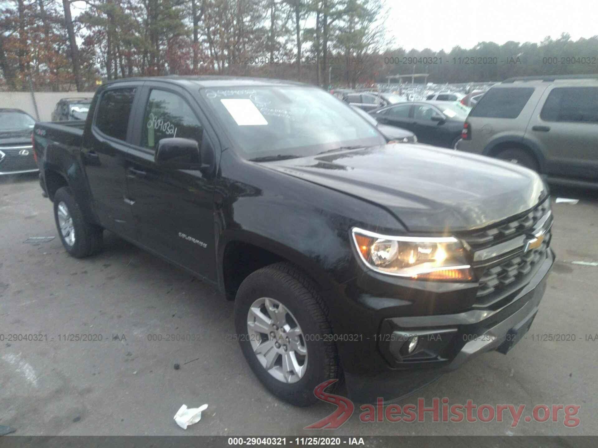 1GCGTCEN5M1107654 2021 CHEVROLET COLORADO