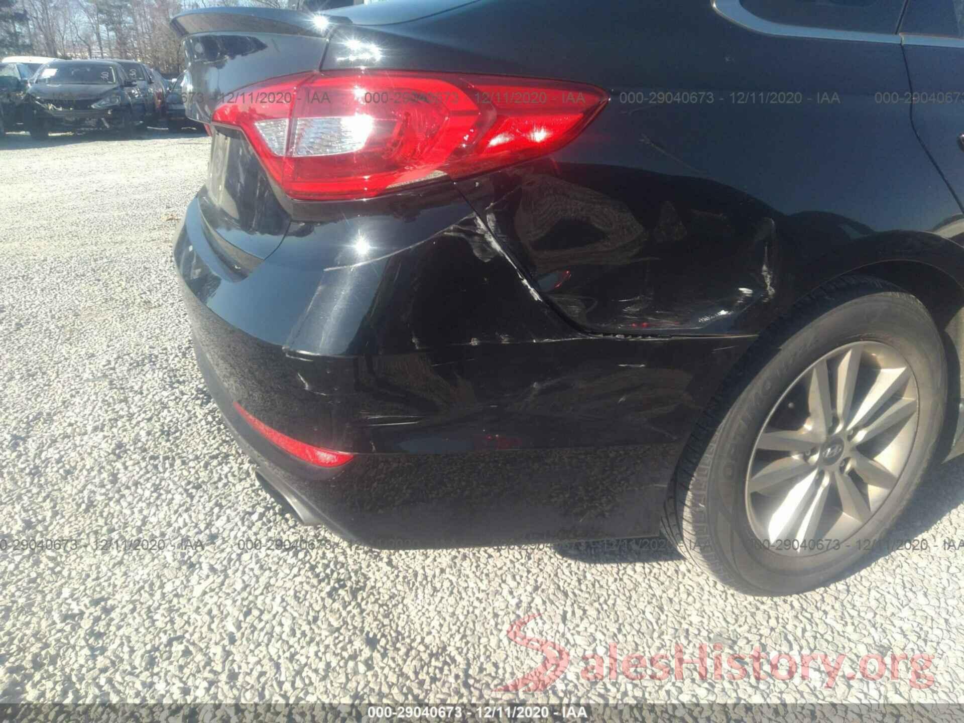 5NPE24AF8GH358549 2016 HYUNDAI SONATA