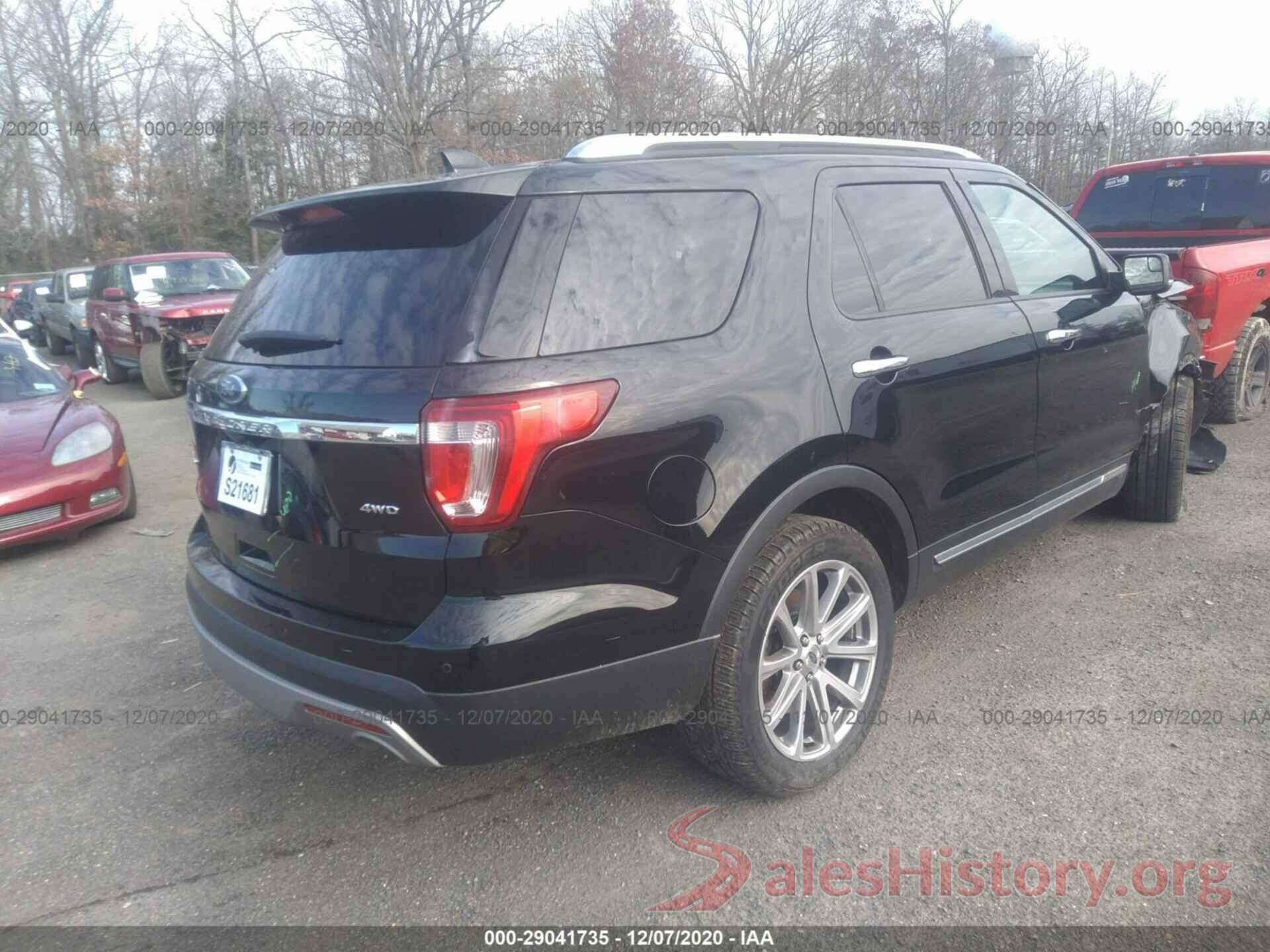 1FM5K8F83GGC06096 2016 FORD EXPLORER