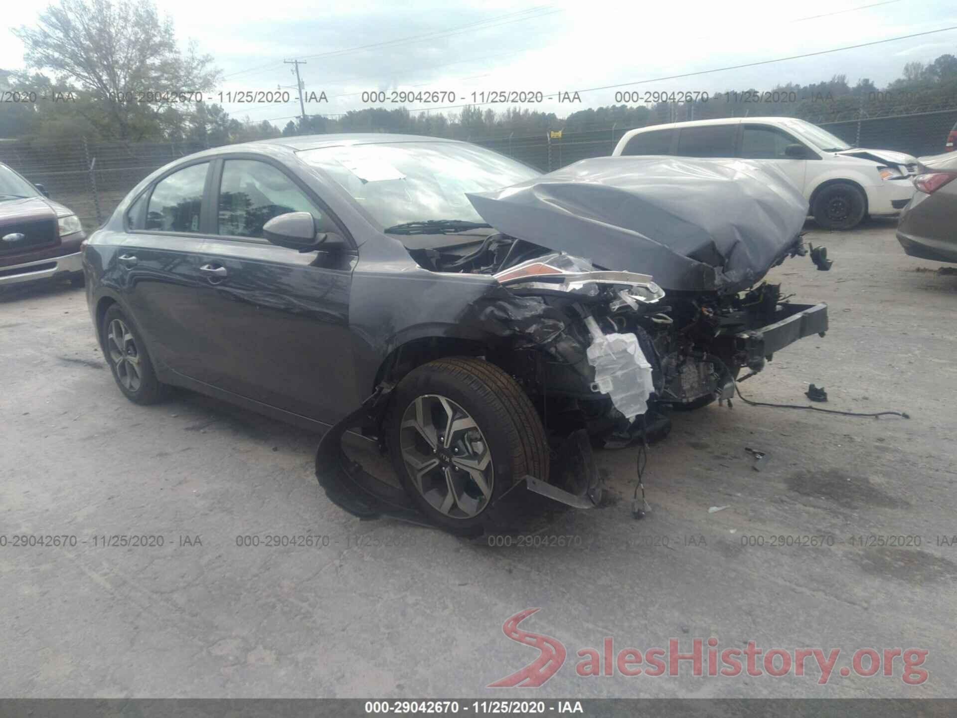 3KPF24AD8LE236579 2020 KIA FORTE