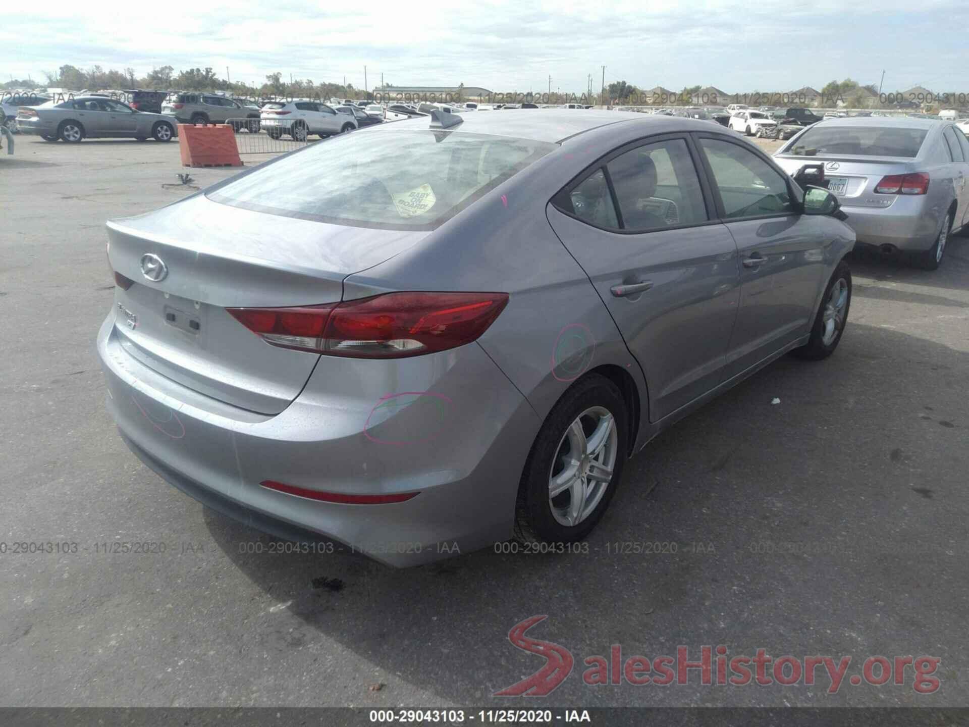 5NPD74LF4HH182515 2017 HYUNDAI ELANTRA