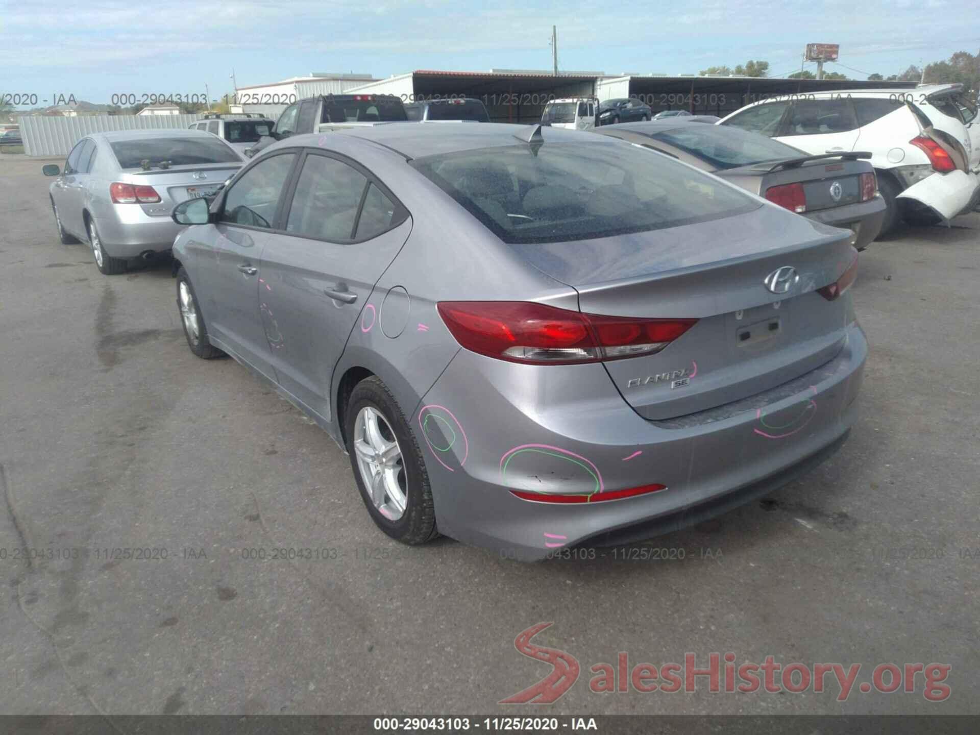 5NPD74LF4HH182515 2017 HYUNDAI ELANTRA