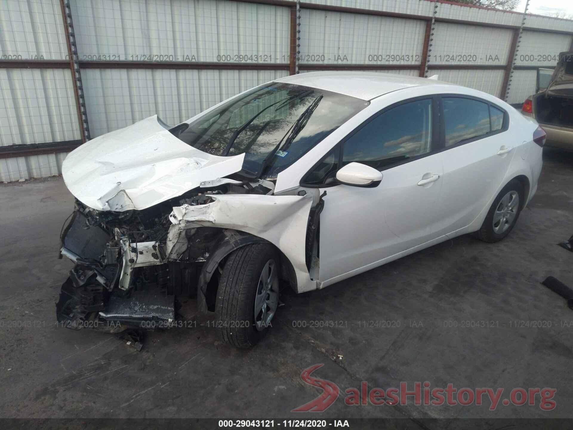 3KPFK4A76JE214183 2018 KIA FORTE