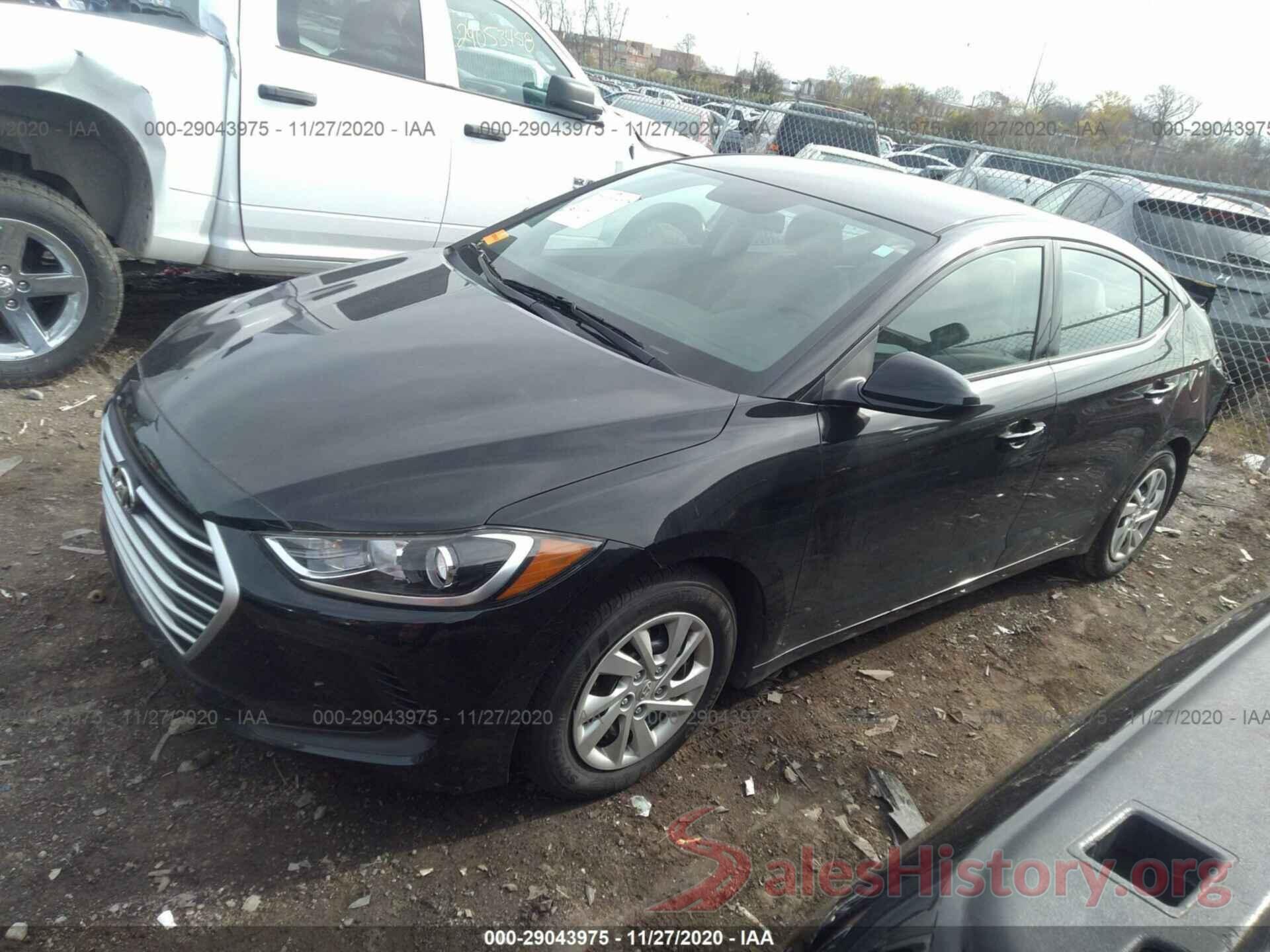 5NPD74LF2JH350156 2018 HYUNDAI ELANTRA