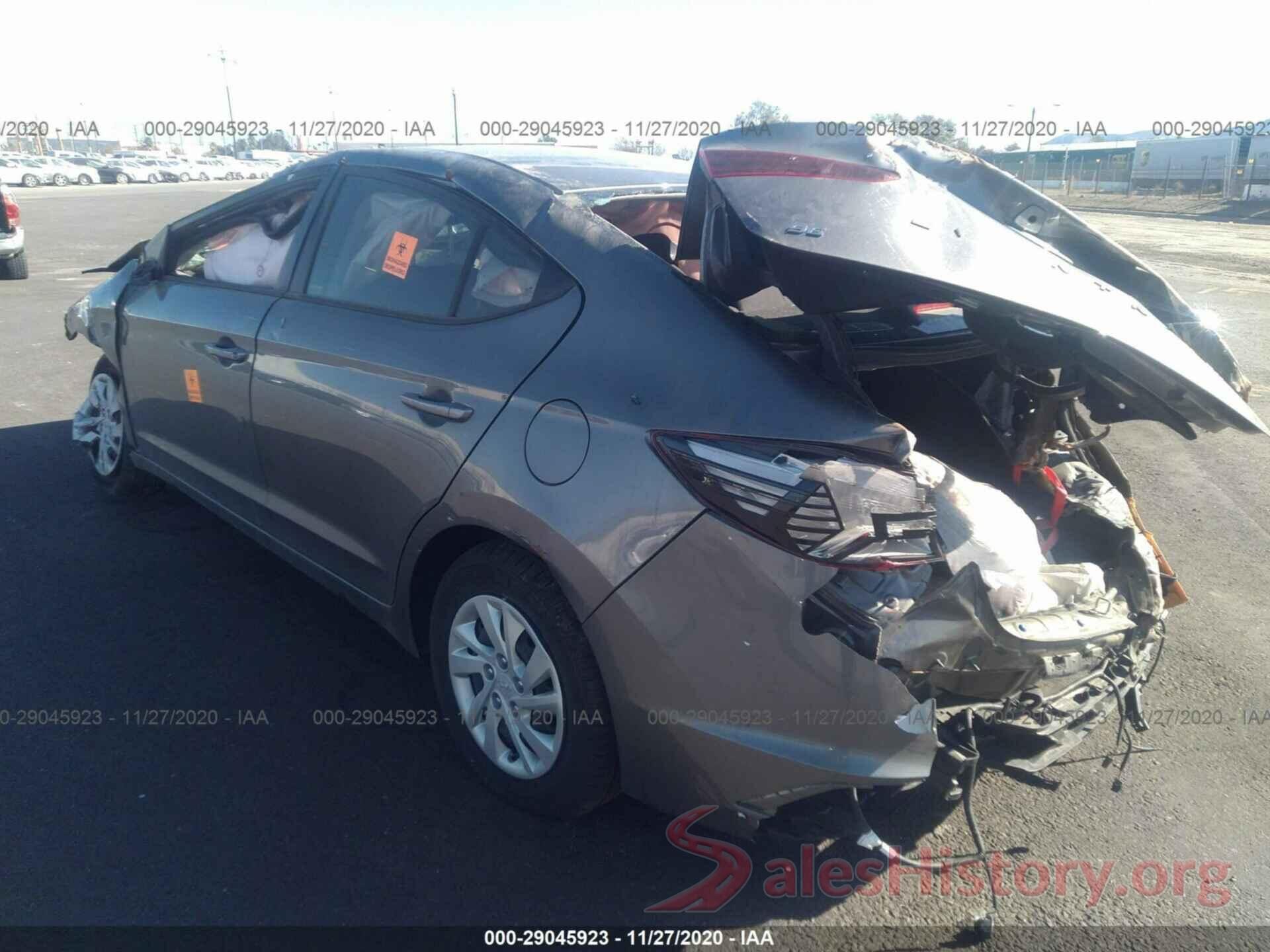 5NPD74LF7LH533054 2020 HYUNDAI ELANTRA