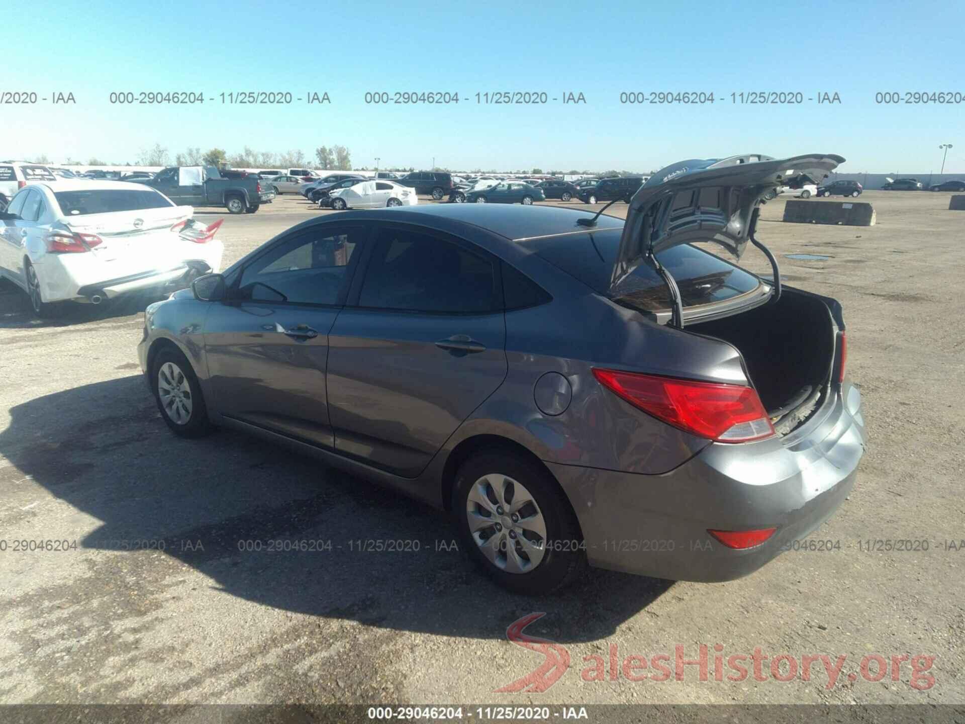 KMHCT4AE6GU000542 2016 HYUNDAI ACCENT