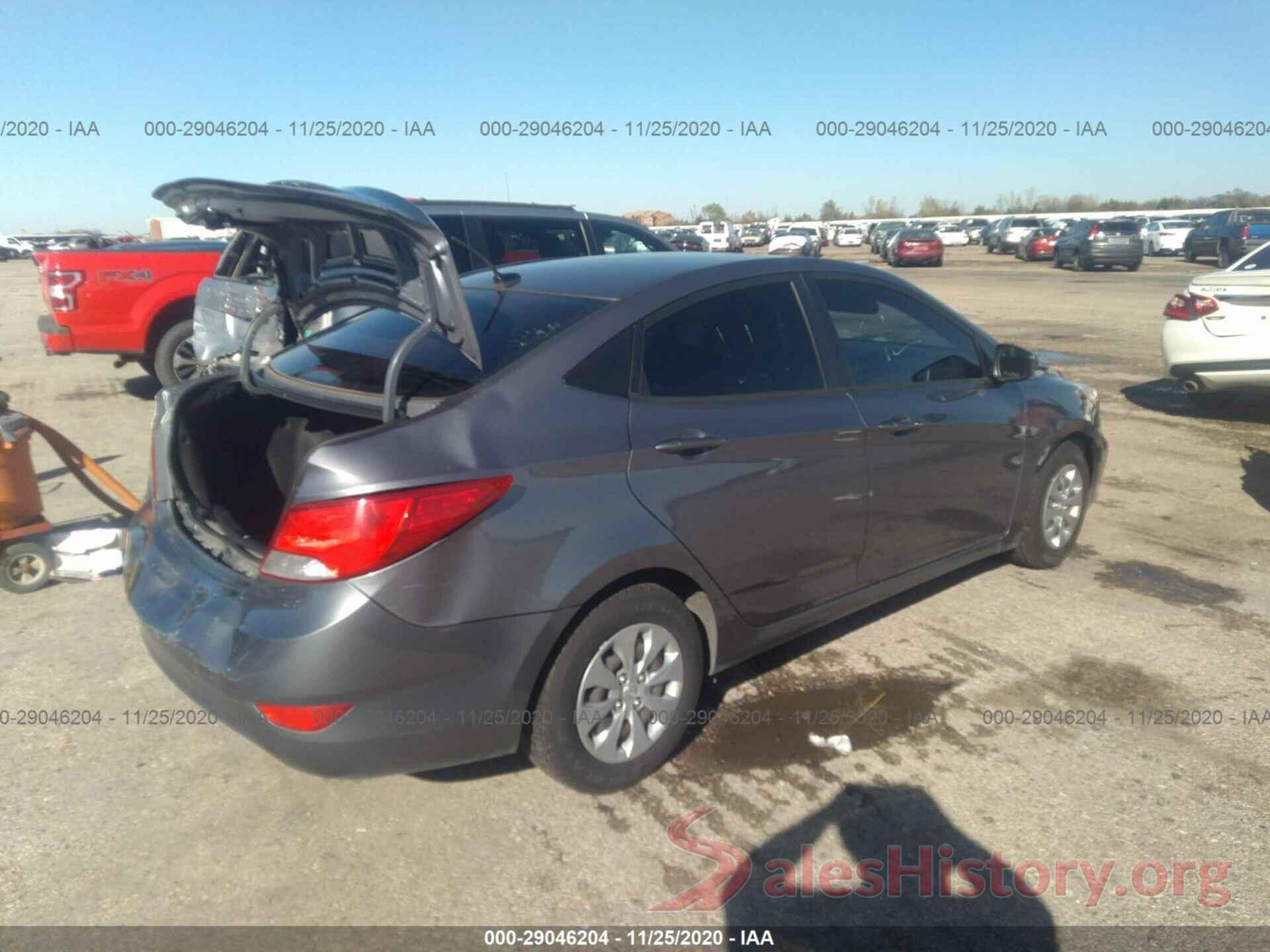 KMHCT4AE6GU000542 2016 HYUNDAI ACCENT