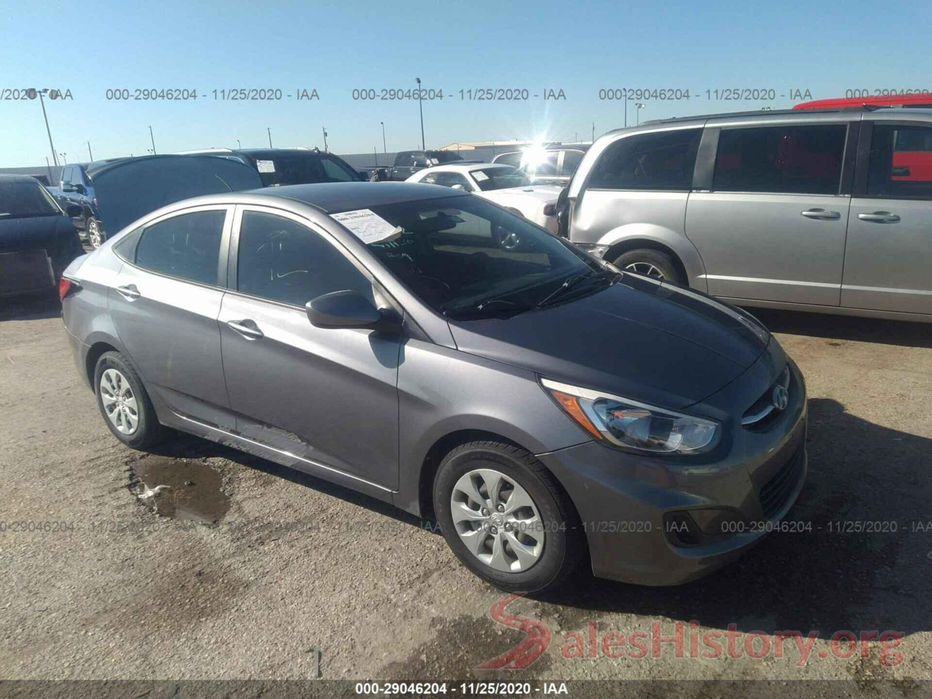 KMHCT4AE6GU000542 2016 HYUNDAI ACCENT