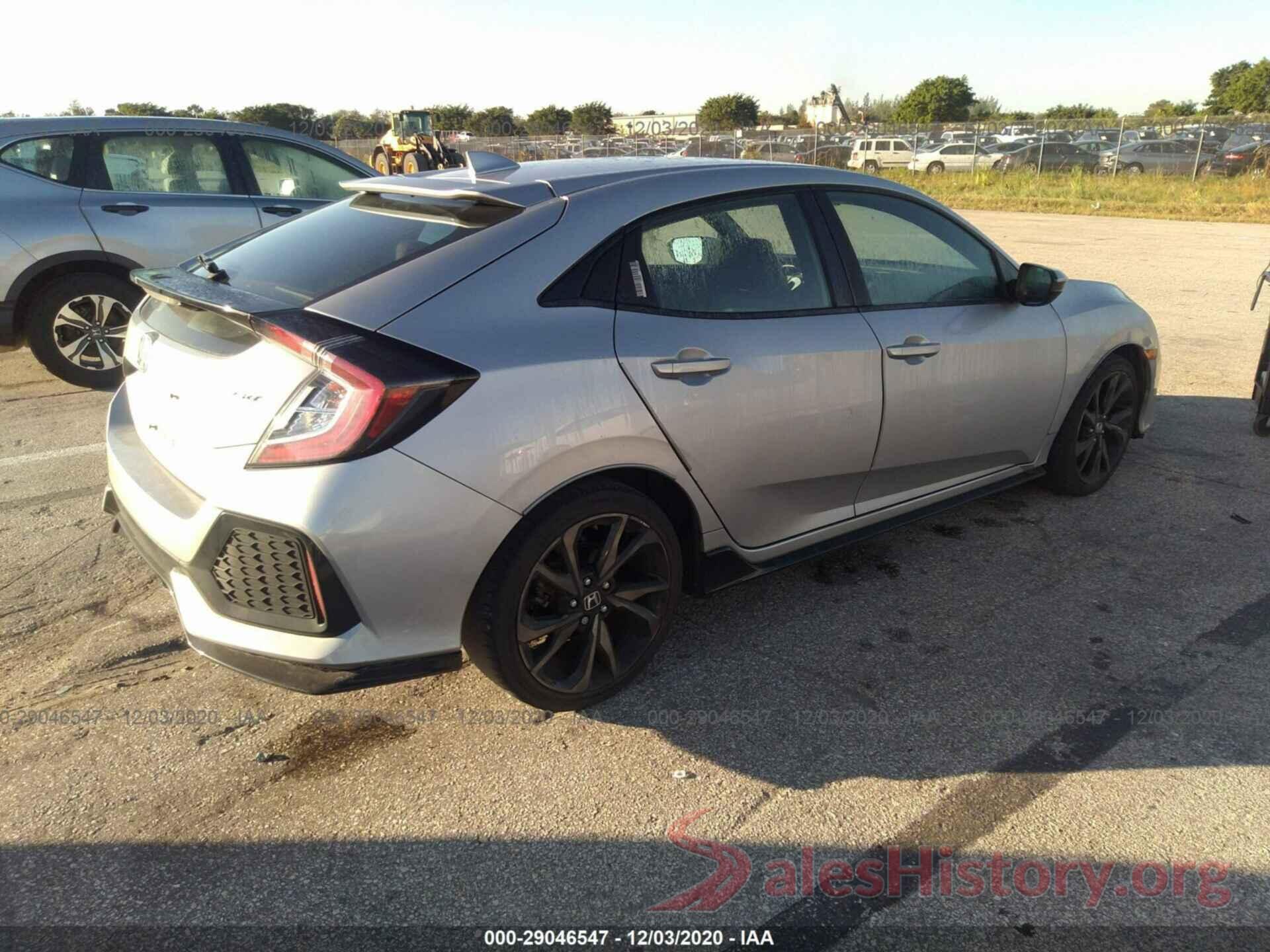 SHHFK7H44JU215760 2018 HONDA CIVIC HATCHBACK