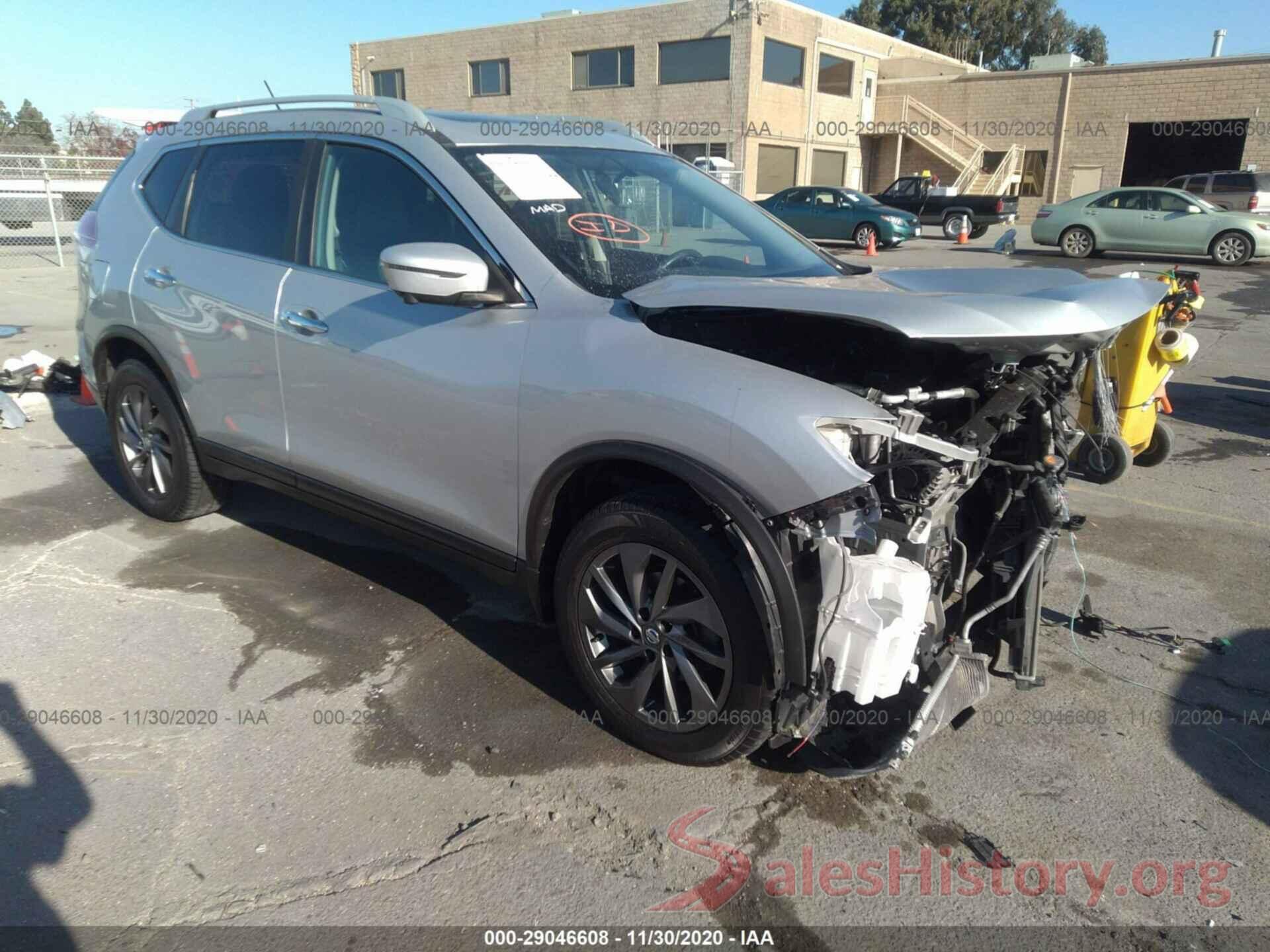 5N1AT2MV5GC919896 2016 NISSAN ROGUE