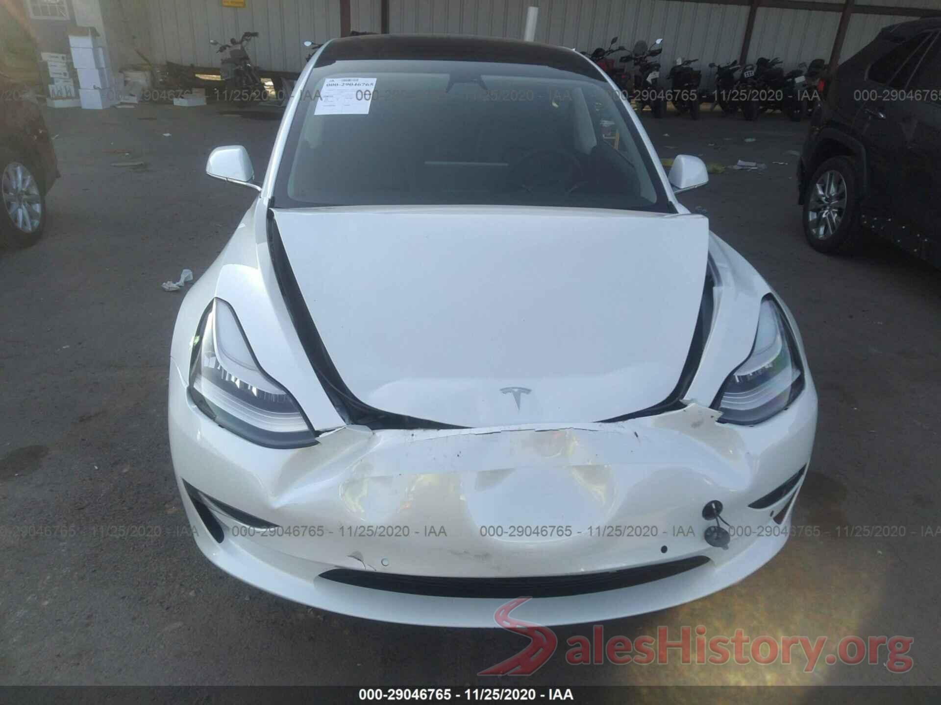 5YJ3E1EB0LF795250 2020 TESLA MODEL 3