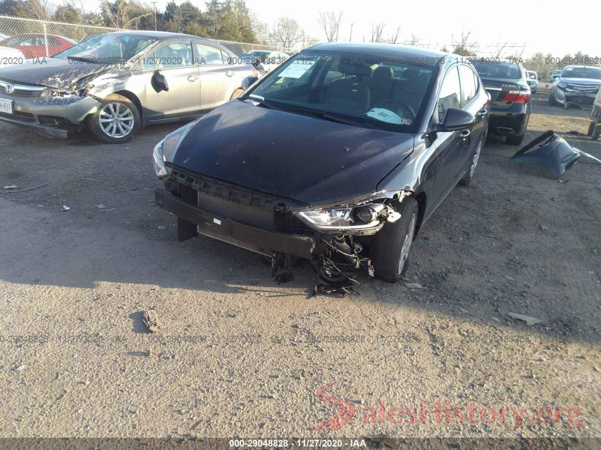 KMHD74LF4HU367200 2017 HYUNDAI ELANTRA