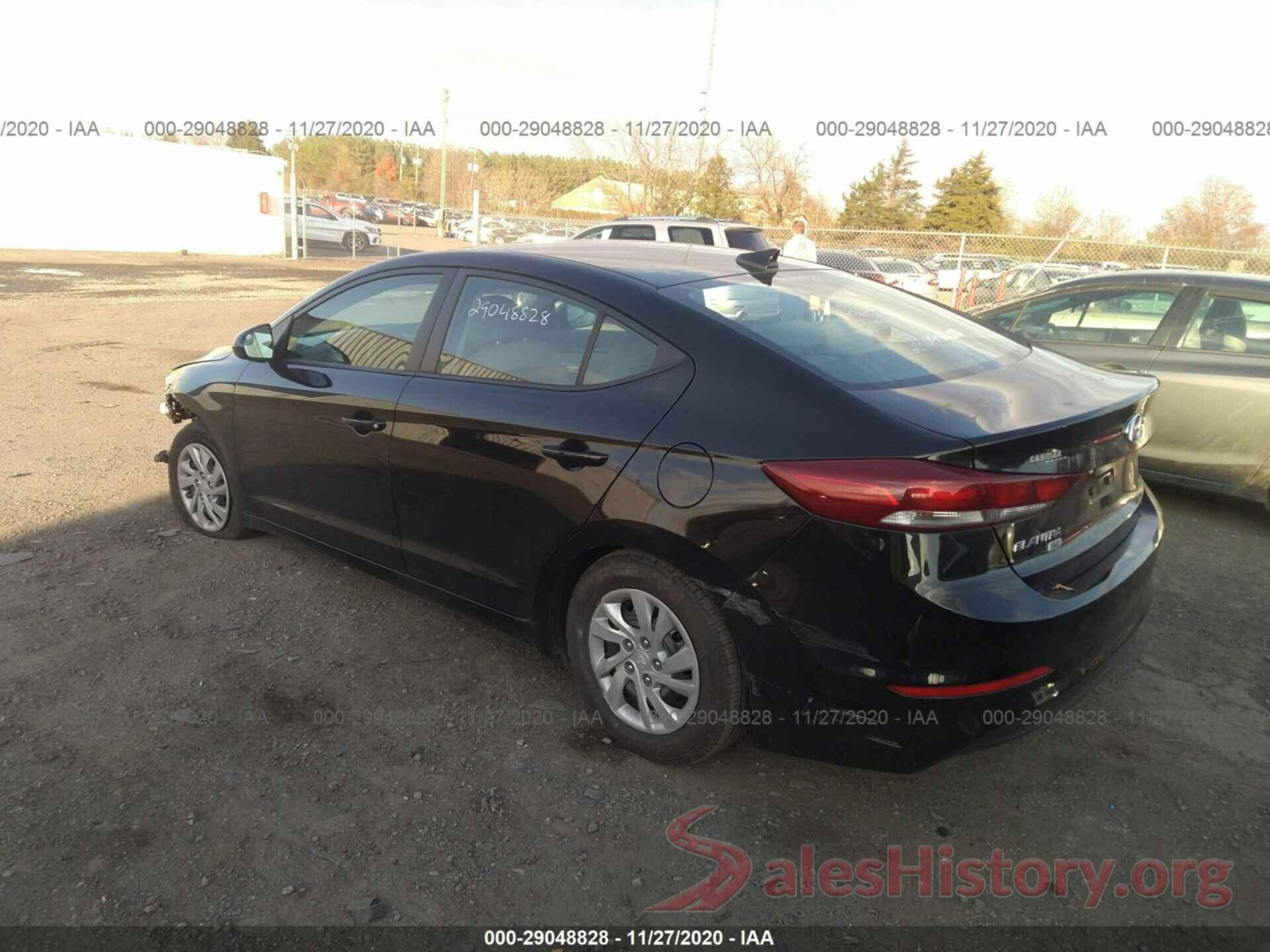 KMHD74LF4HU367200 2017 HYUNDAI ELANTRA