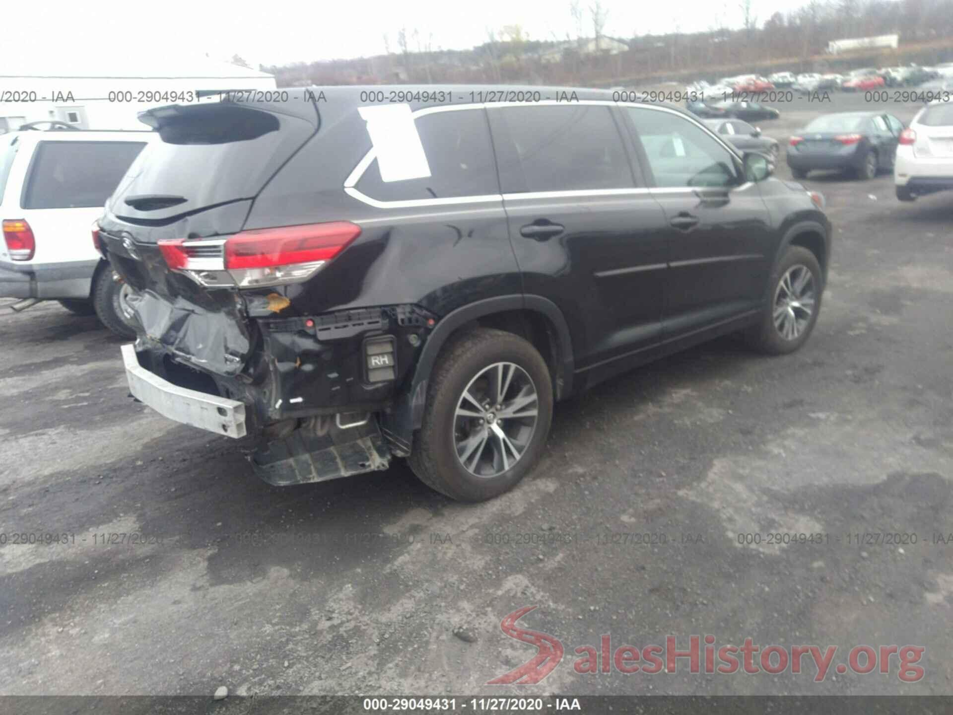 5TDBZRFH3HS434051 2017 TOYOTA HIGHLANDER