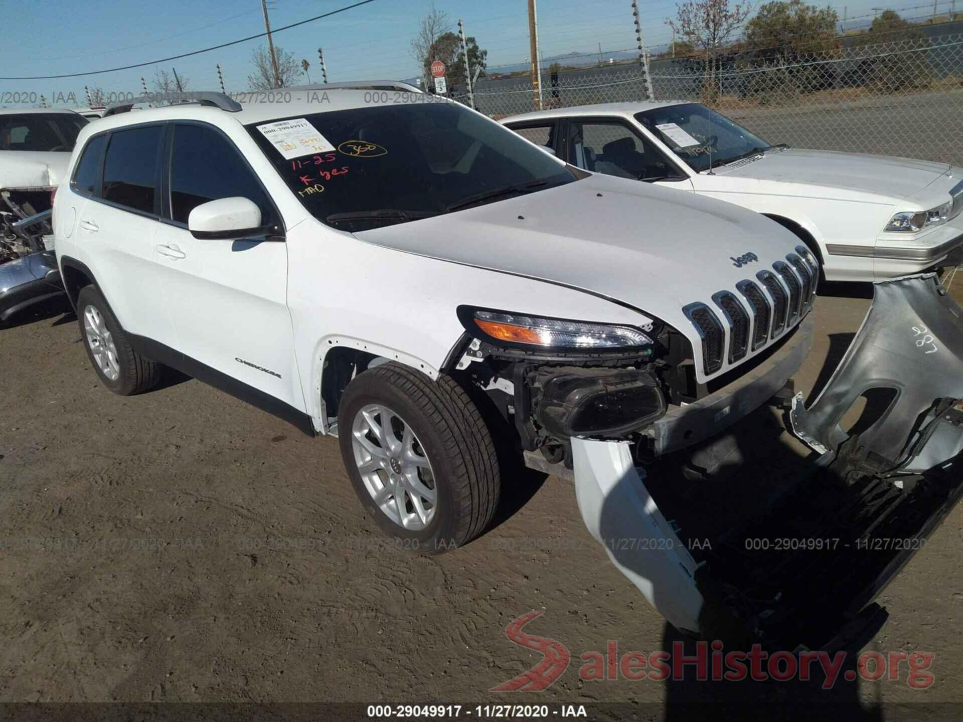 1C4PJLCB8HW603667 2017 JEEP CHEROKEE