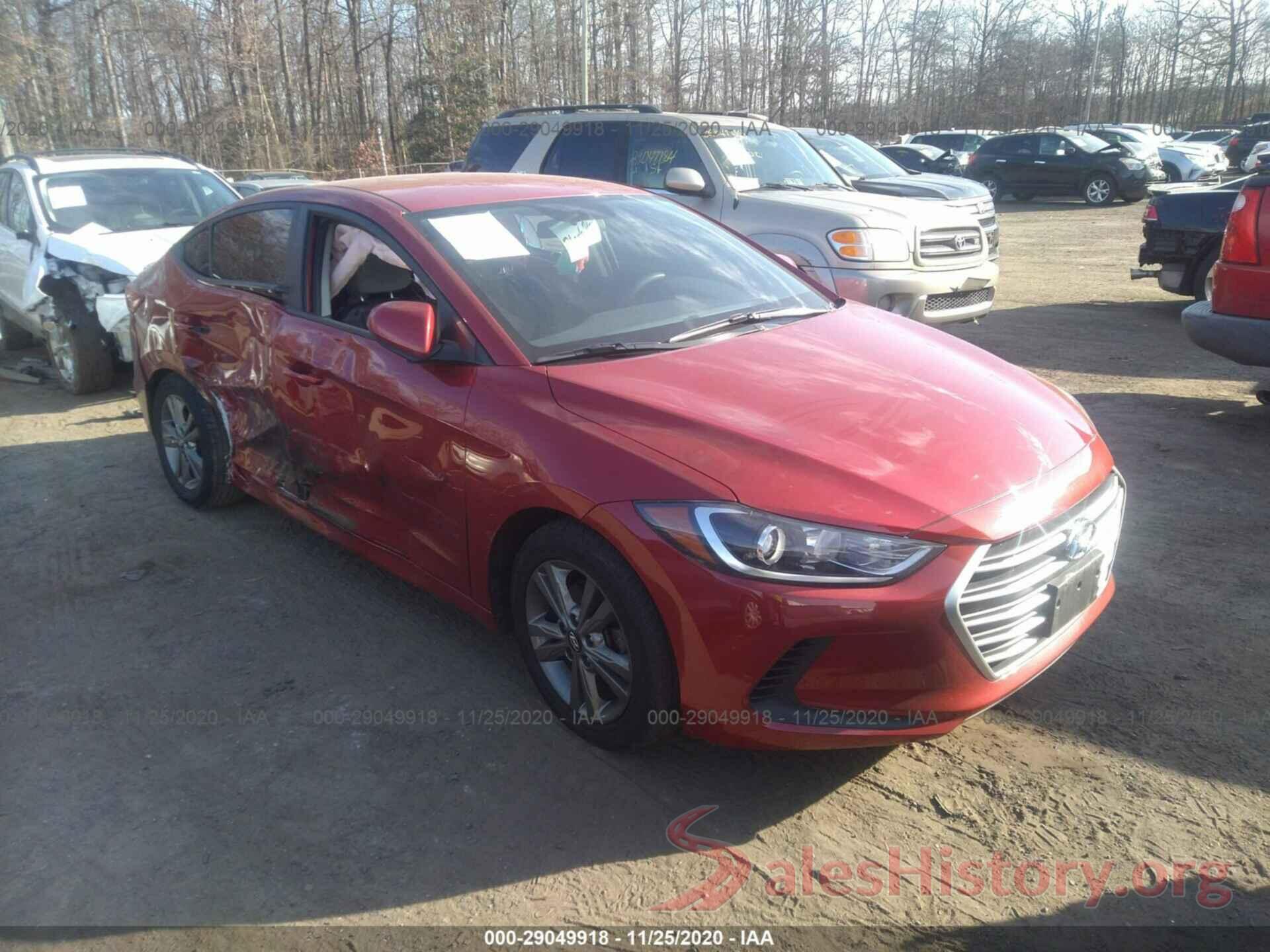 5NPD84LF6JH257914 2018 HYUNDAI ELANTRA