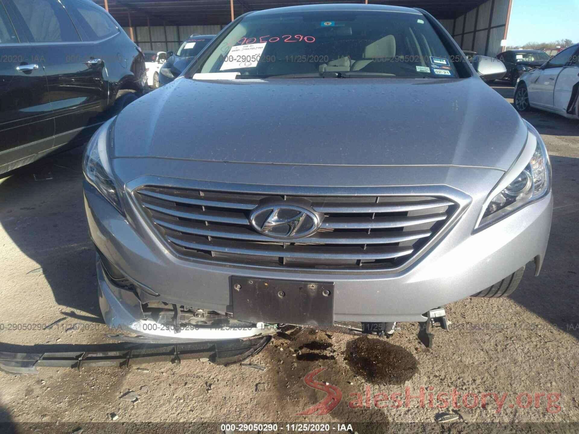 5NPE24AF9HH551939 2017 HYUNDAI SONATA