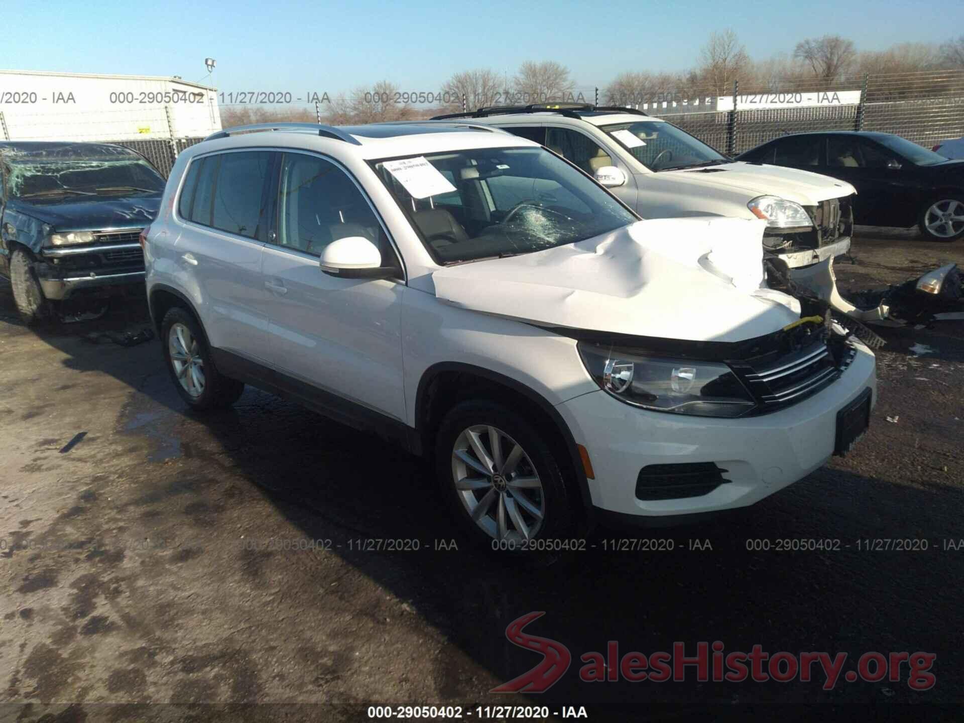 WVGSV7AXXHK020170 2017 VOLKSWAGEN TIGUAN