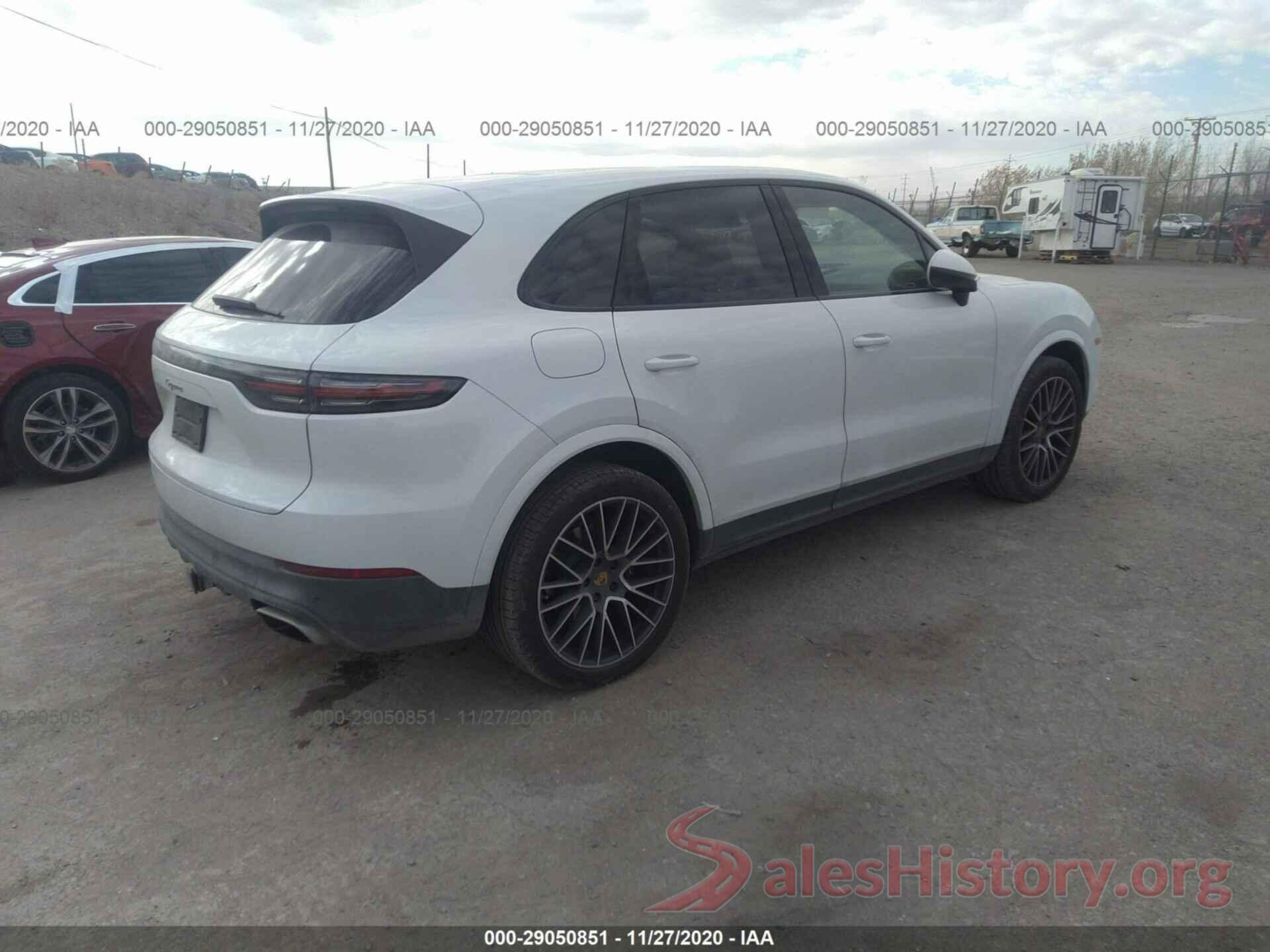 WP1AA2AY5KDA17887 2019 PORSCHE CAYENNE