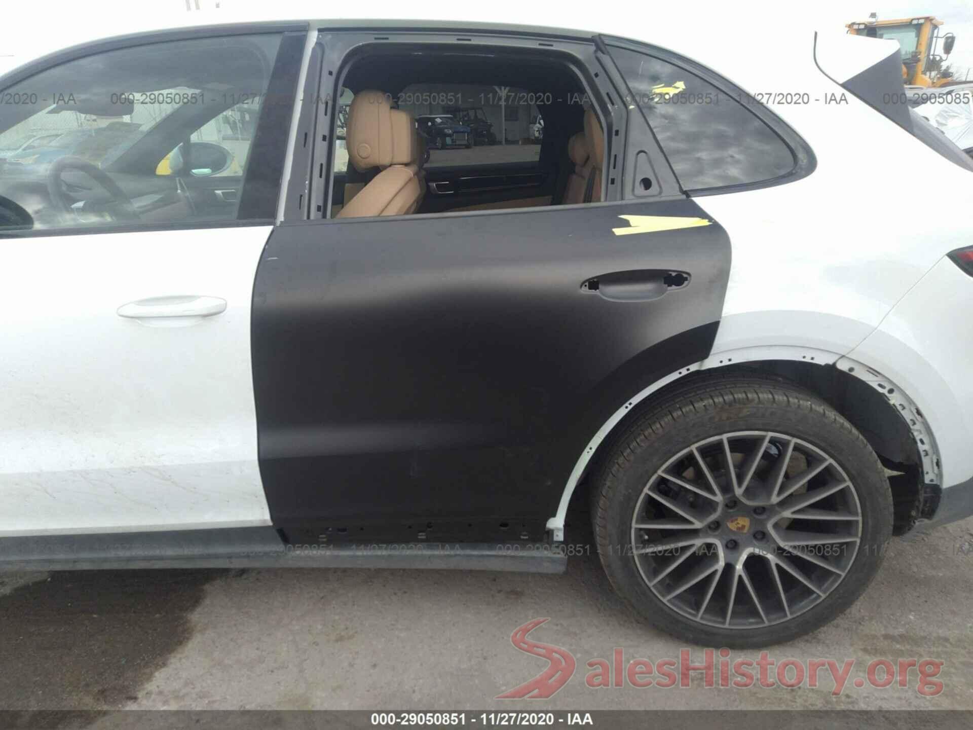 WP1AA2AY5KDA17887 2019 PORSCHE CAYENNE