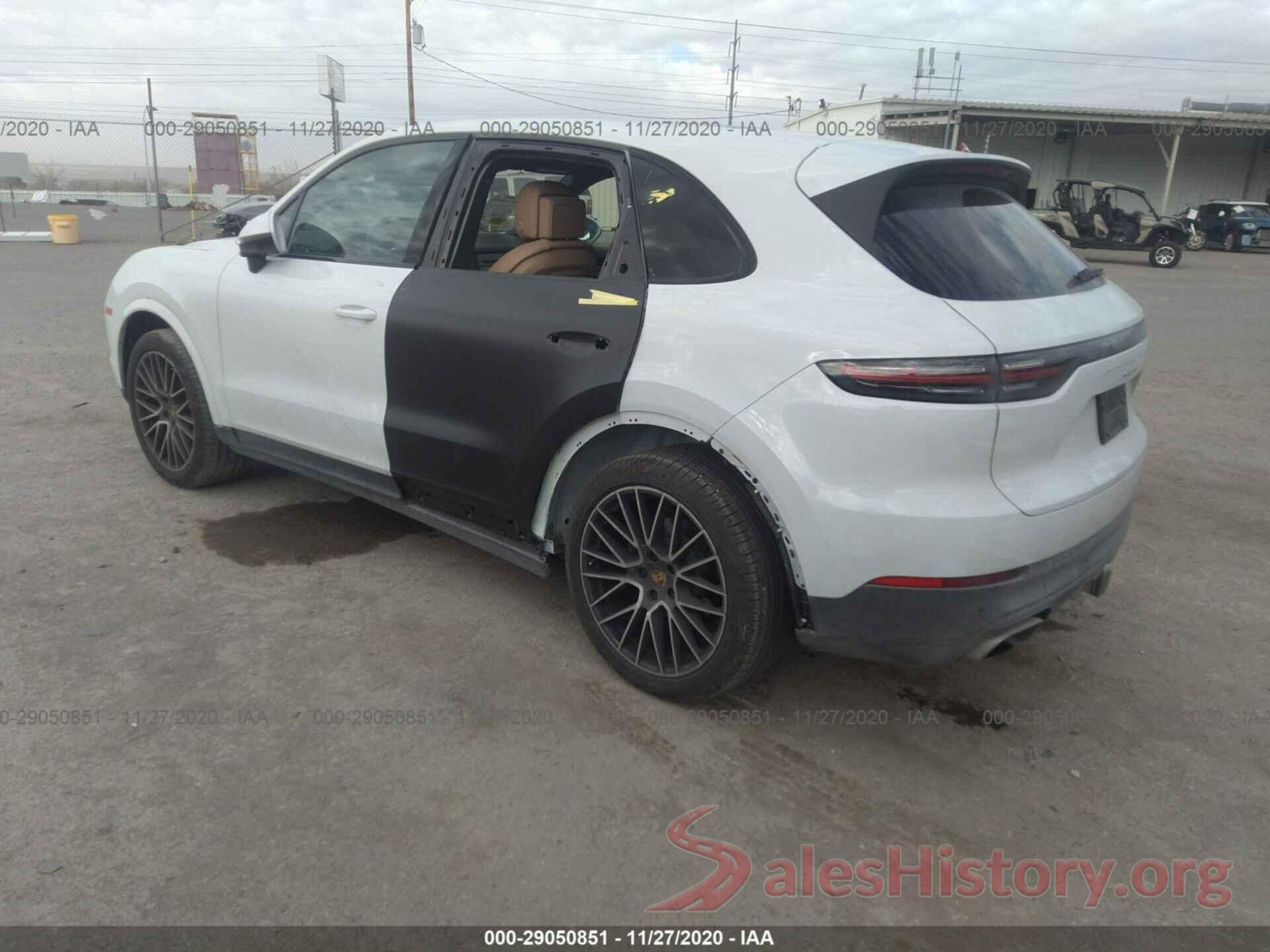 WP1AA2AY5KDA17887 2019 PORSCHE CAYENNE