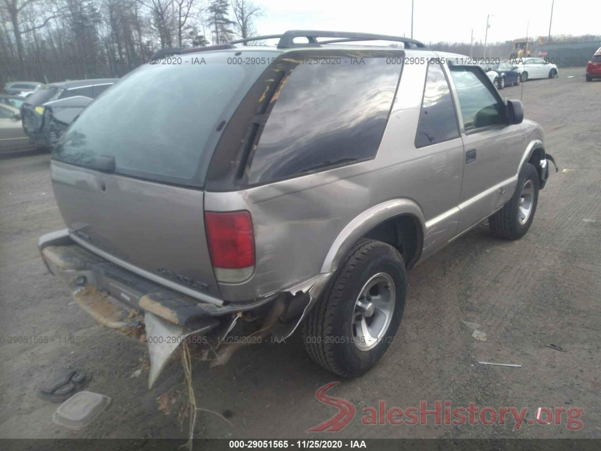 1GNCS18W71K254825 2001 CHEVROLET BLAZER