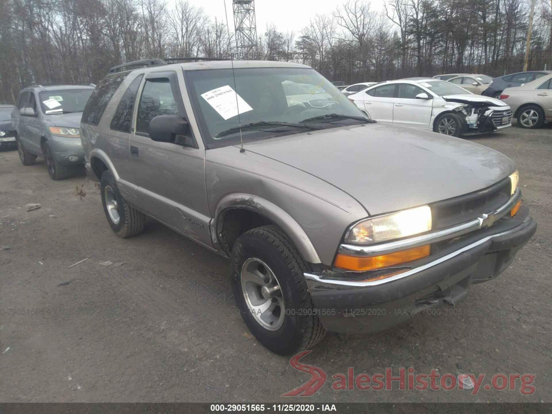 1GNCS18W71K254825 2001 CHEVROLET BLAZER