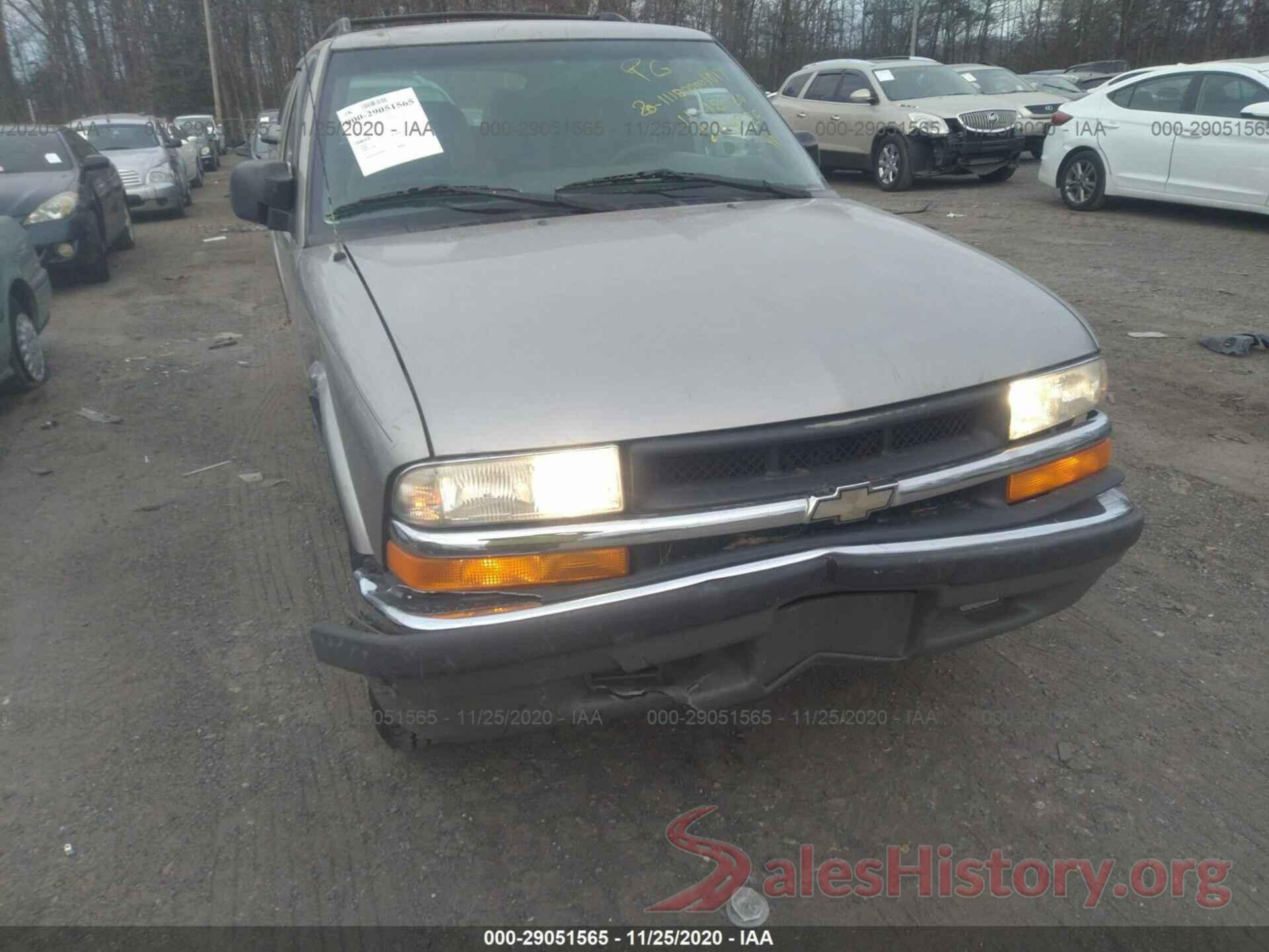 1GNCS18W71K254825 2001 CHEVROLET BLAZER