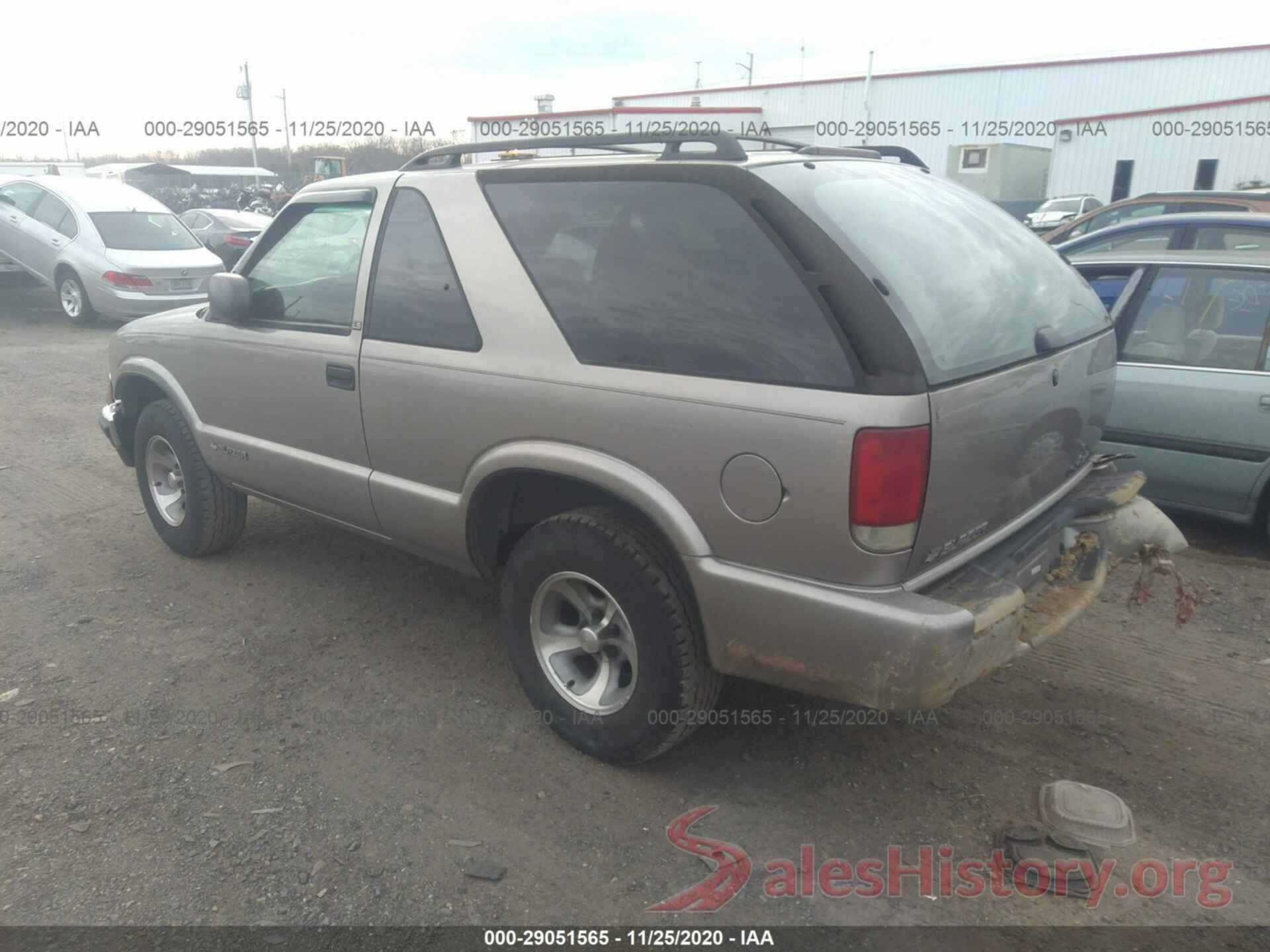 1GNCS18W71K254825 2001 CHEVROLET BLAZER