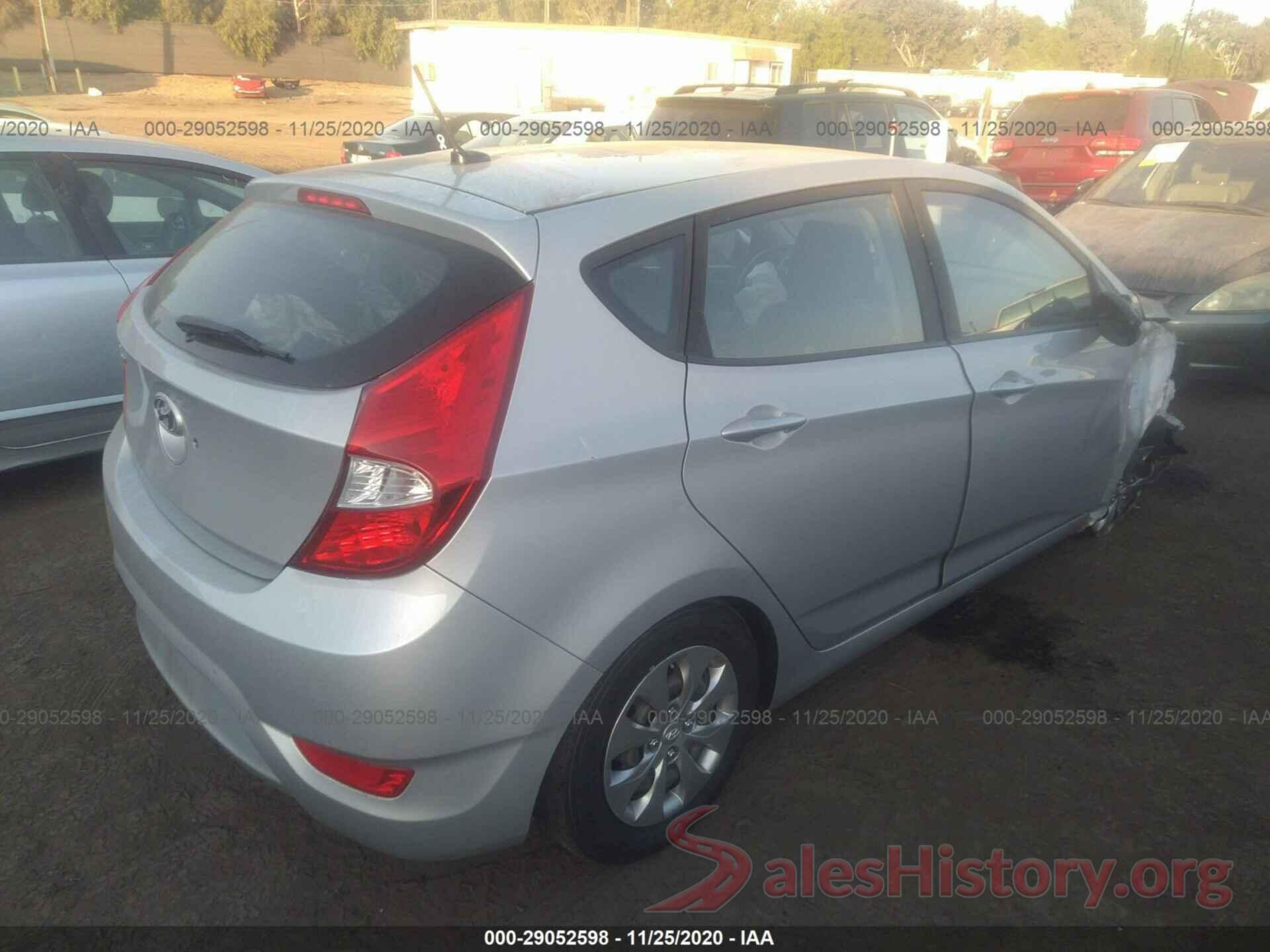 KMHCT5AE8GU278364 2016 HYUNDAI ACCENT