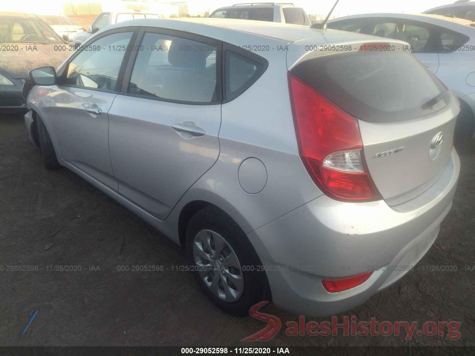 KMHCT5AE8GU278364 2016 HYUNDAI ACCENT