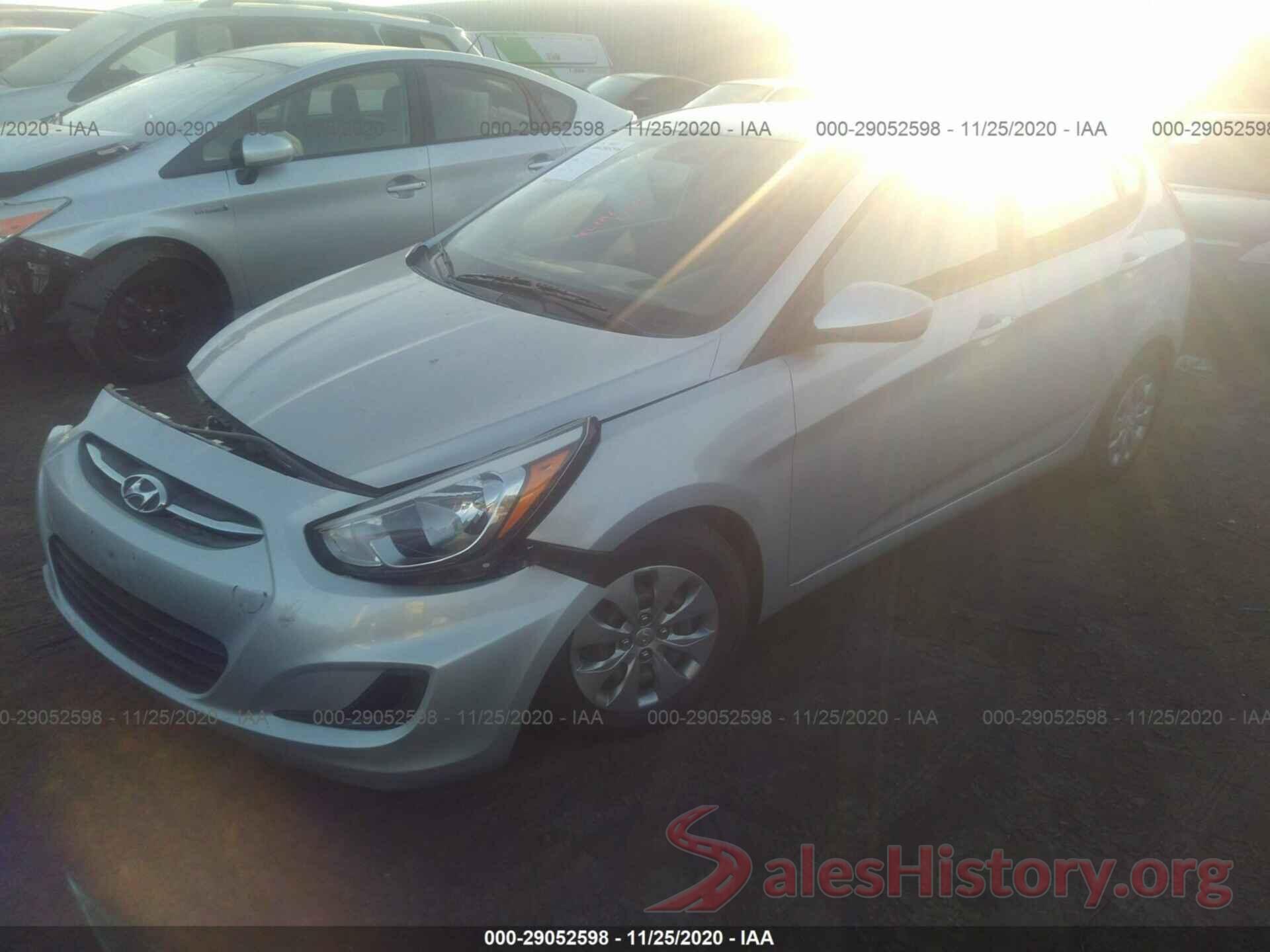 KMHCT5AE8GU278364 2016 HYUNDAI ACCENT