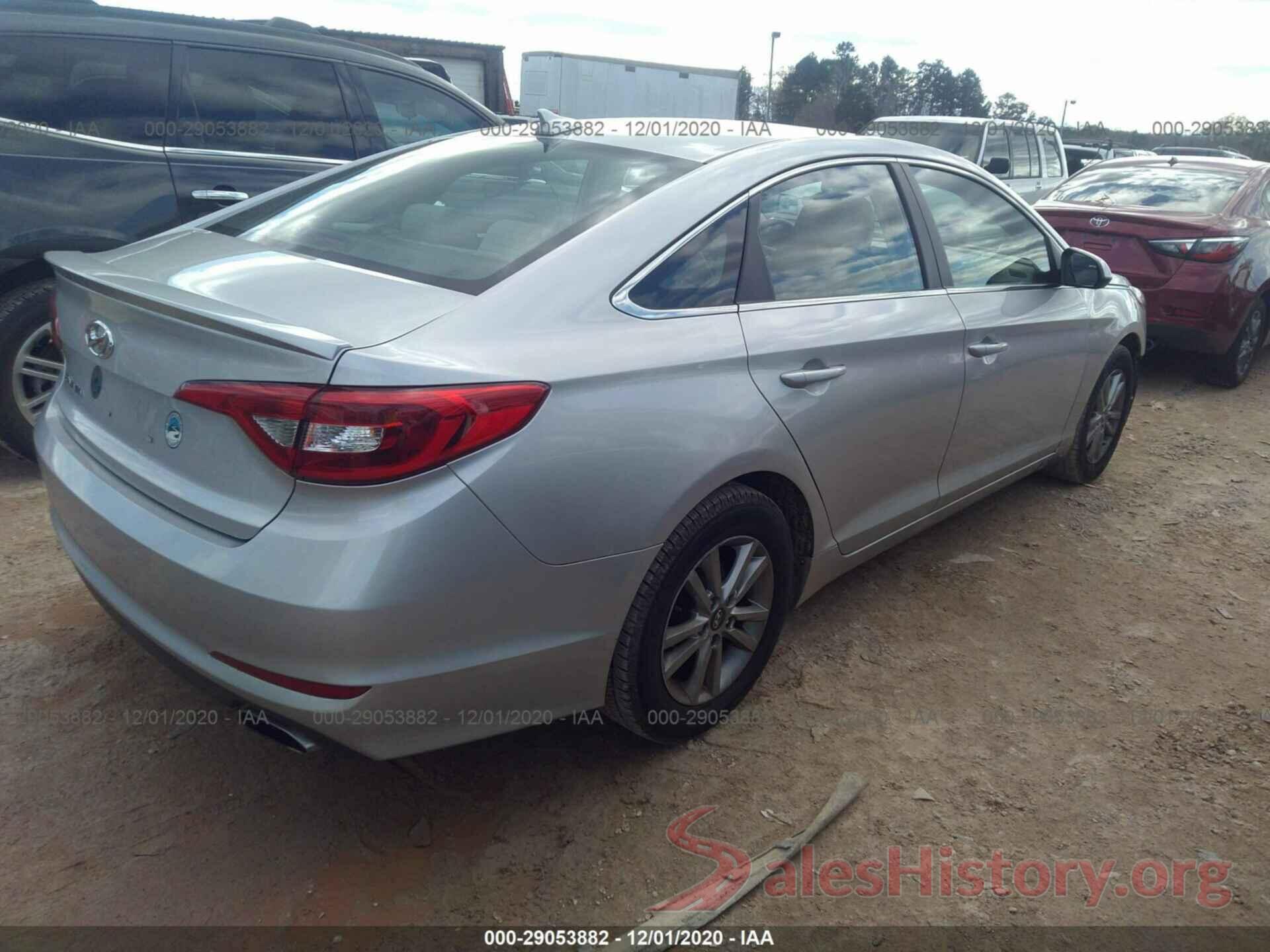 5NPE24AFXHH466222 2017 HYUNDAI SONATA