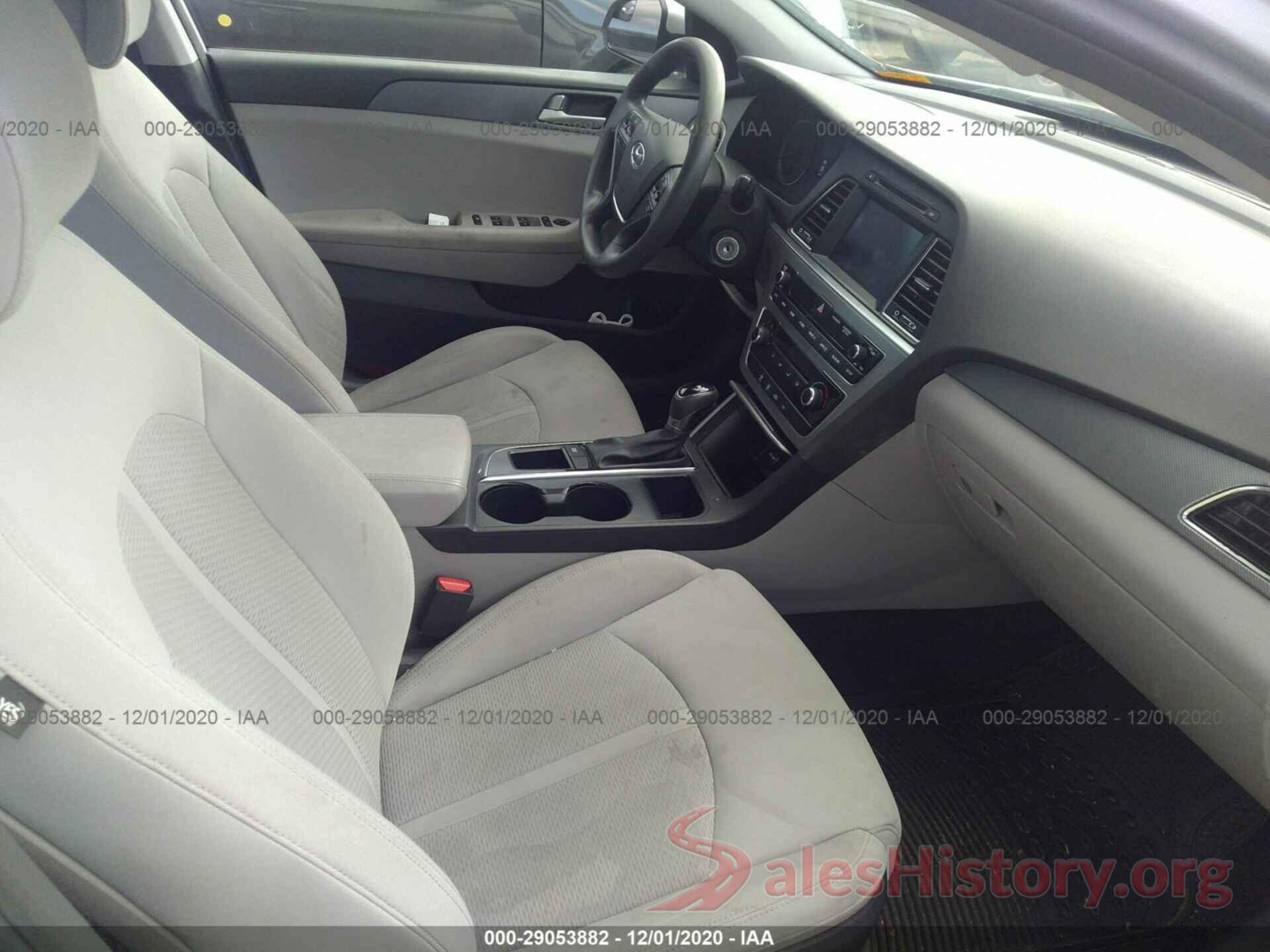 5NPE24AFXHH466222 2017 HYUNDAI SONATA