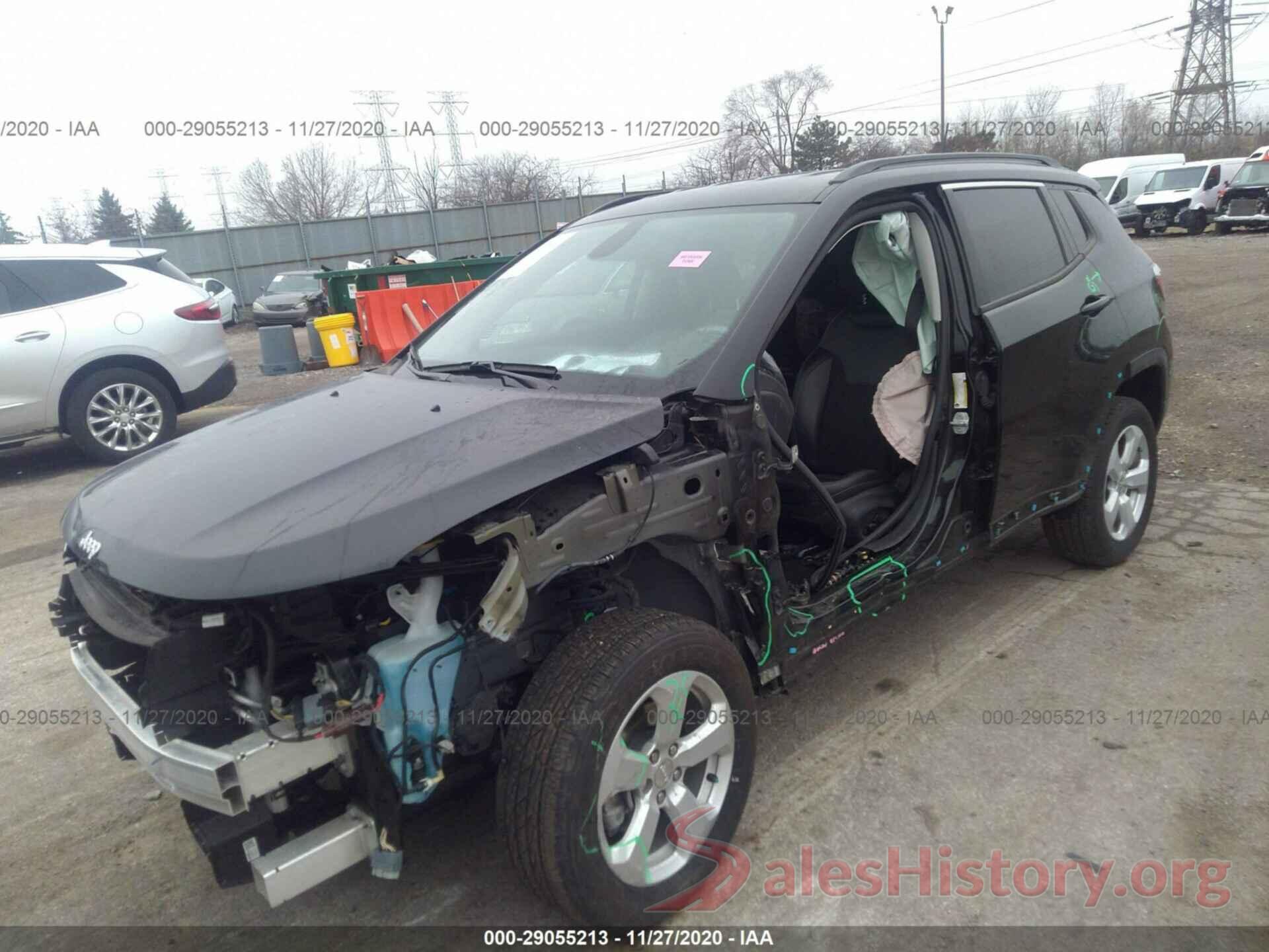 3C4NJDBB0LT116234 2020 JEEP COMPASS