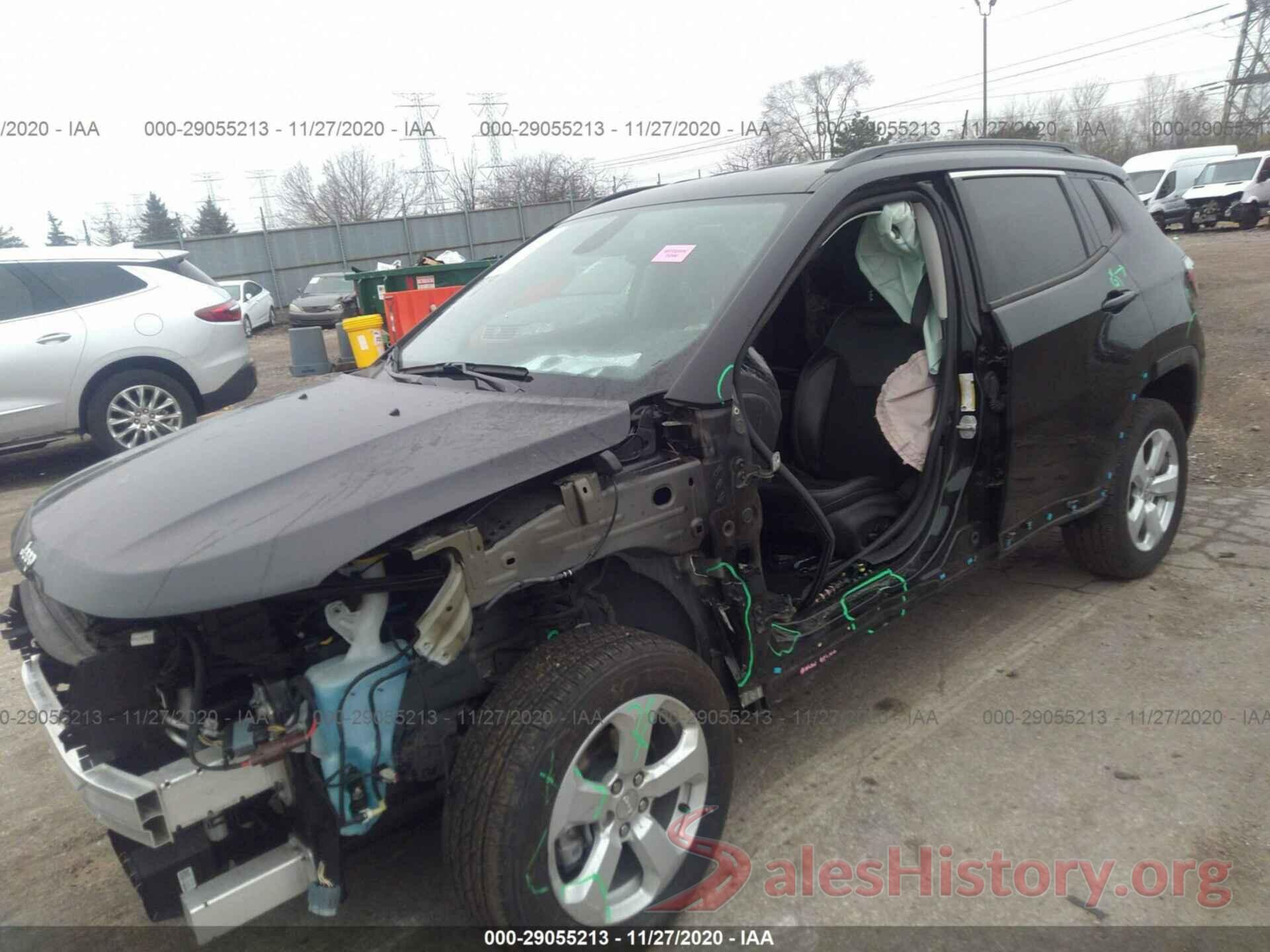 3C4NJDBB0LT116234 2020 JEEP COMPASS