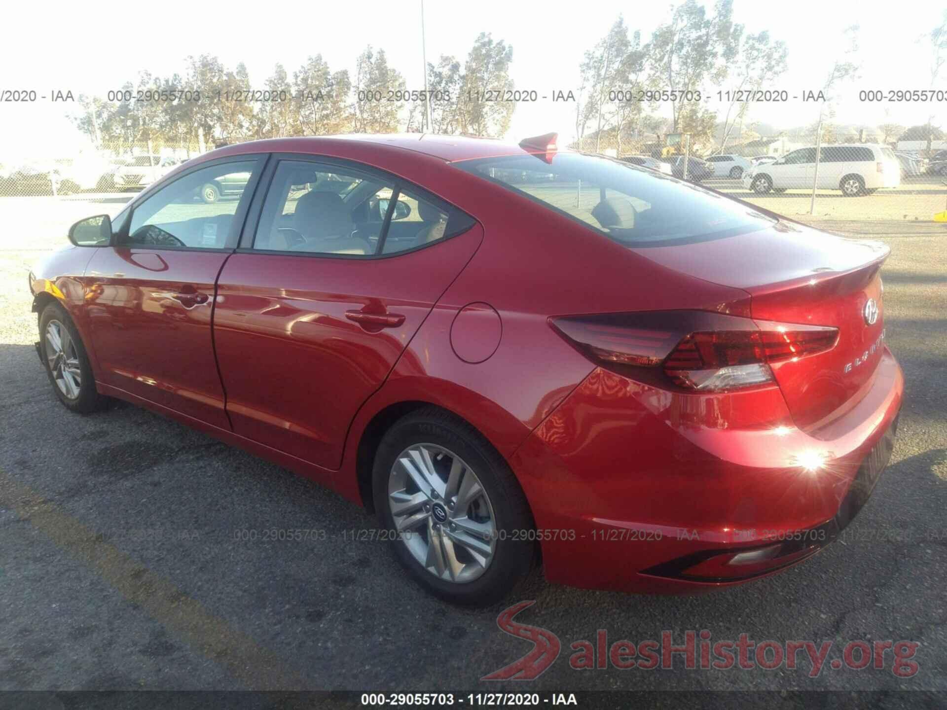 5NPD84LF1LH612071 2020 HYUNDAI ELANTRA