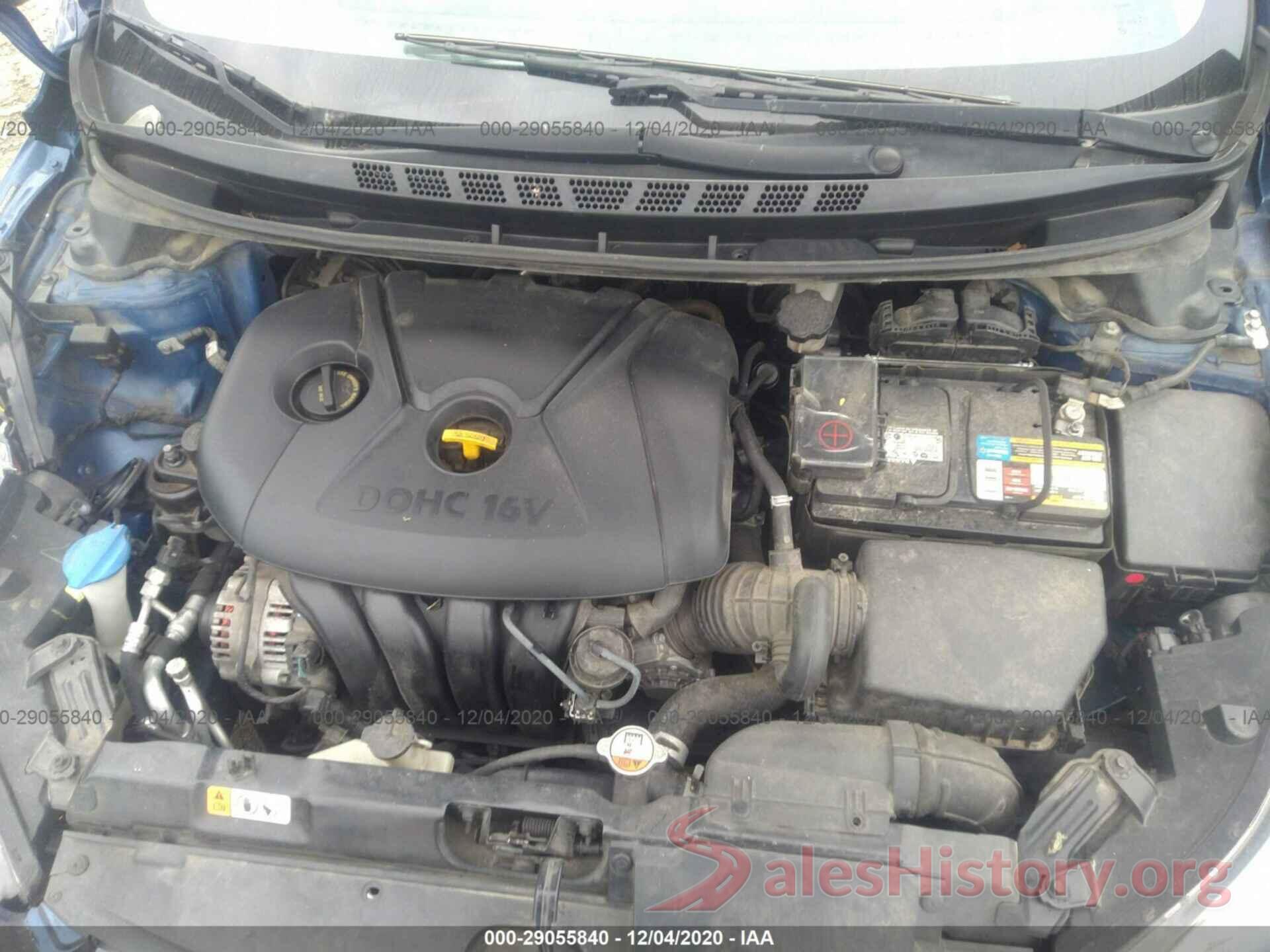 5NPDH4AEXGH761109 2016 HYUNDAI ELANTRA